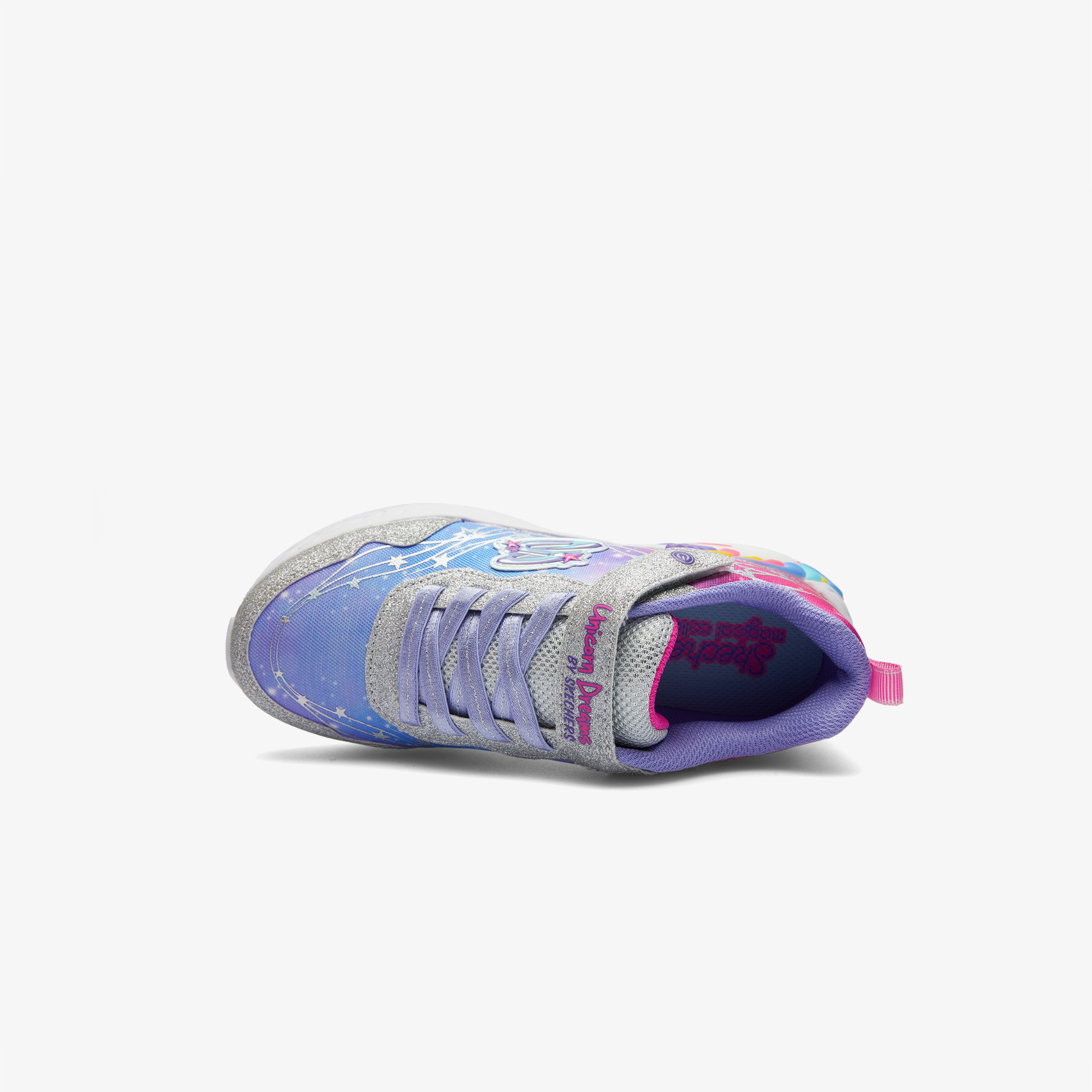 Skechers Unicorn Dreams Wishful Magi Çocuk Gri Spor Ayakkabı
