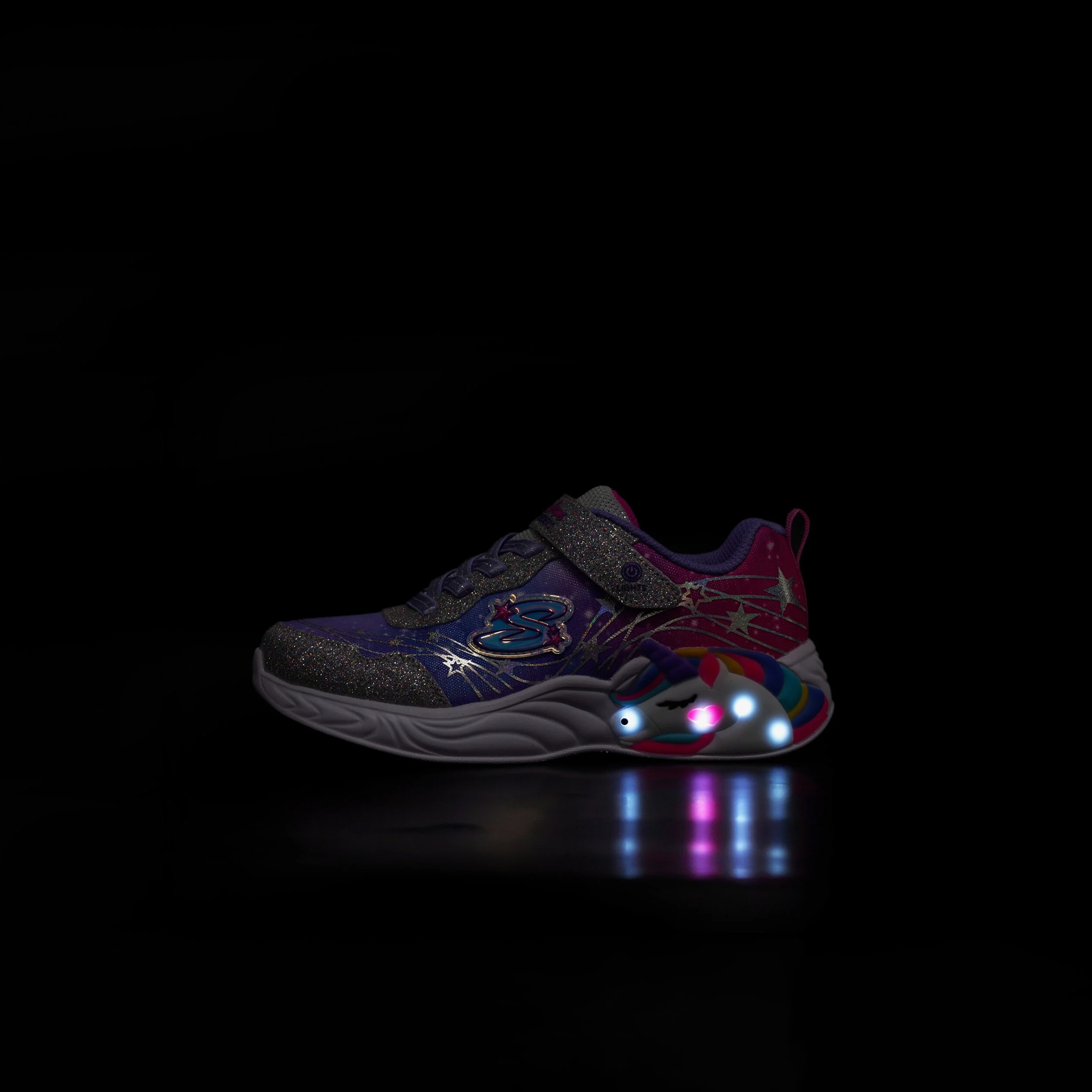 Skechers Unicorn Dreams Wishful Magi Çocuk Gri Spor Ayakkabı