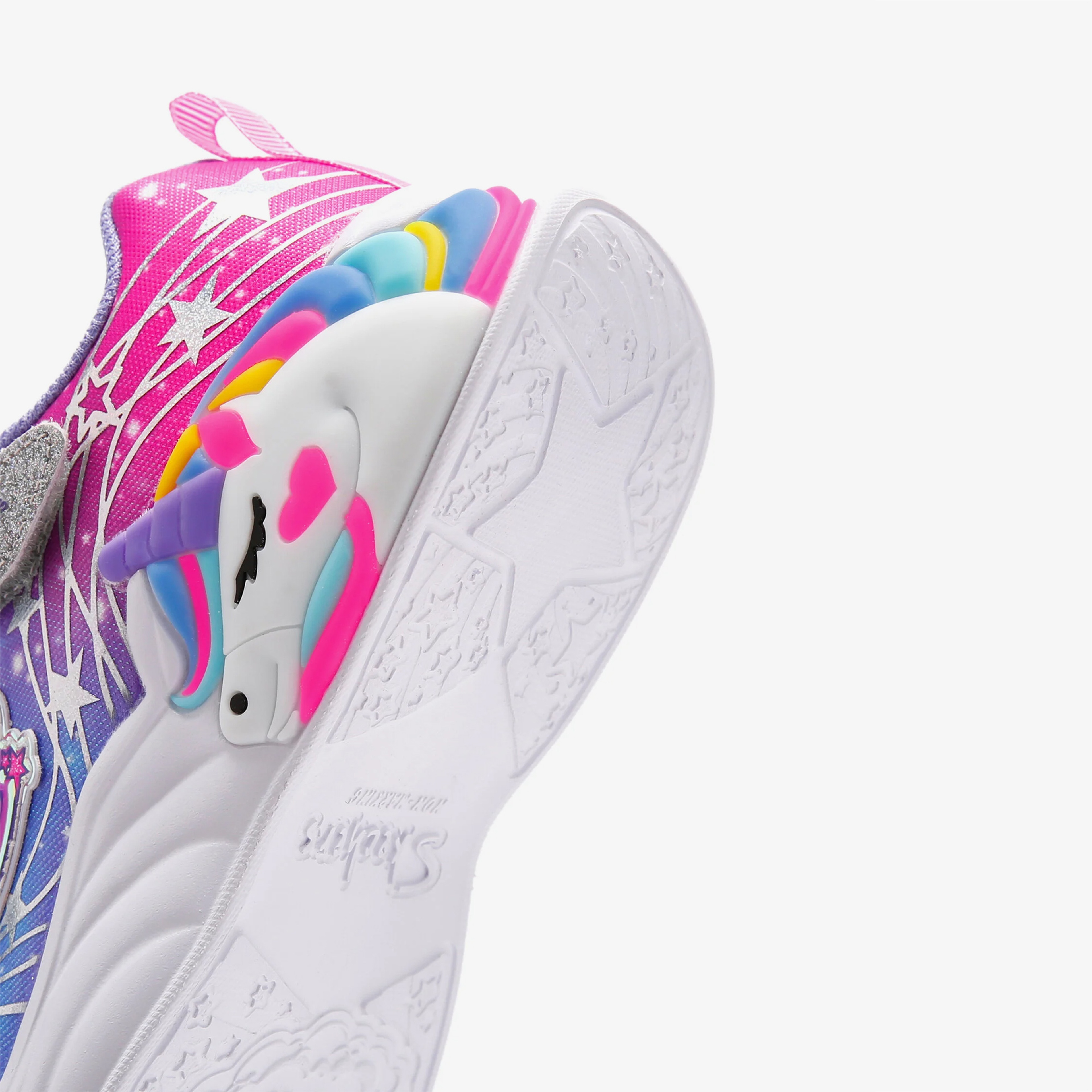 Skechers Unicorn Dreams Wishful Magi Çocuk Gri Spor Ayakkabı