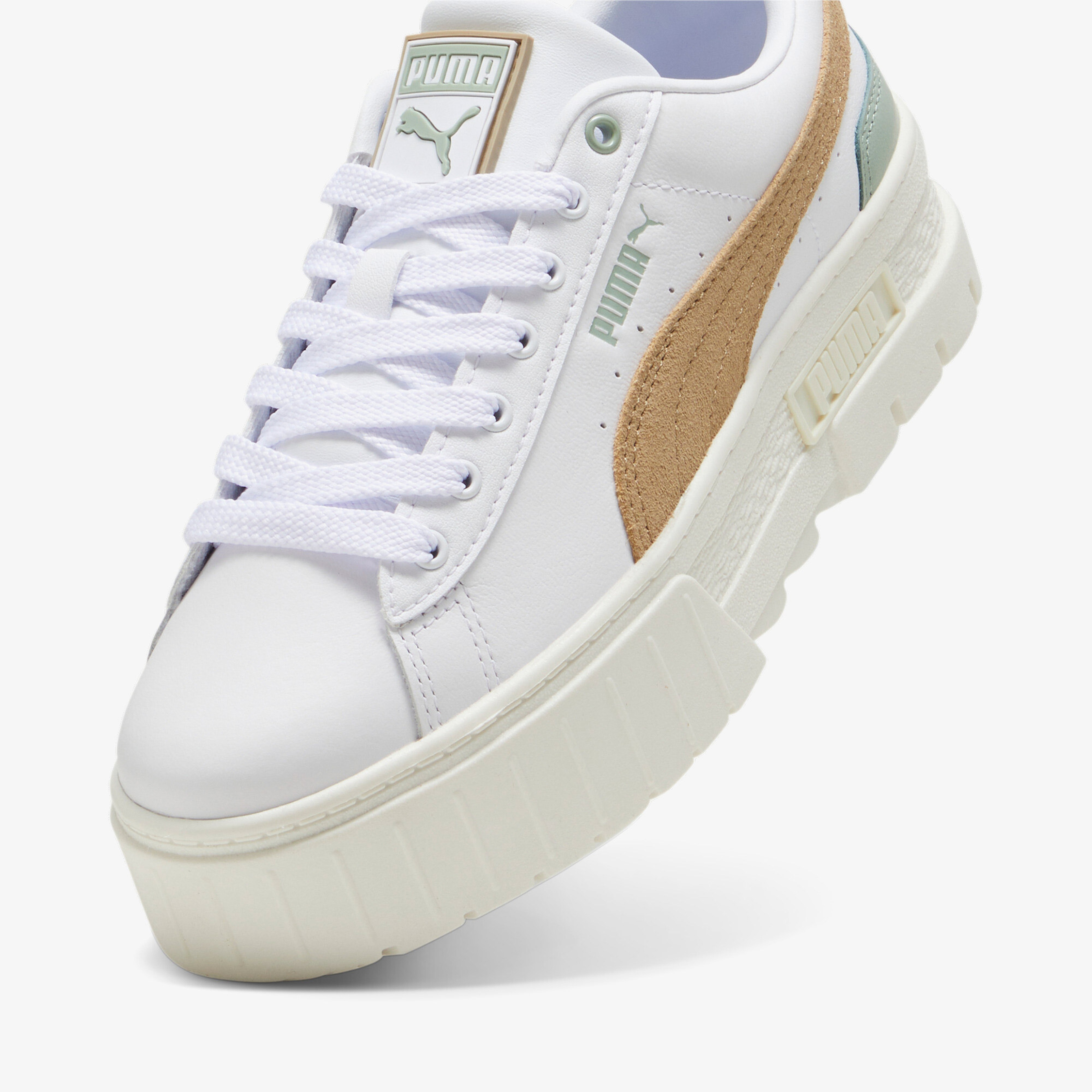 Puma Mayze Lth Kadın Beyaz Spor Ayakkabı