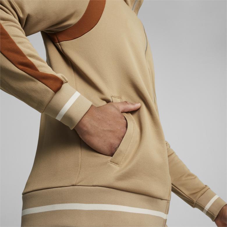 Puma T7 Track Erkek Bej Eşofman Üstü