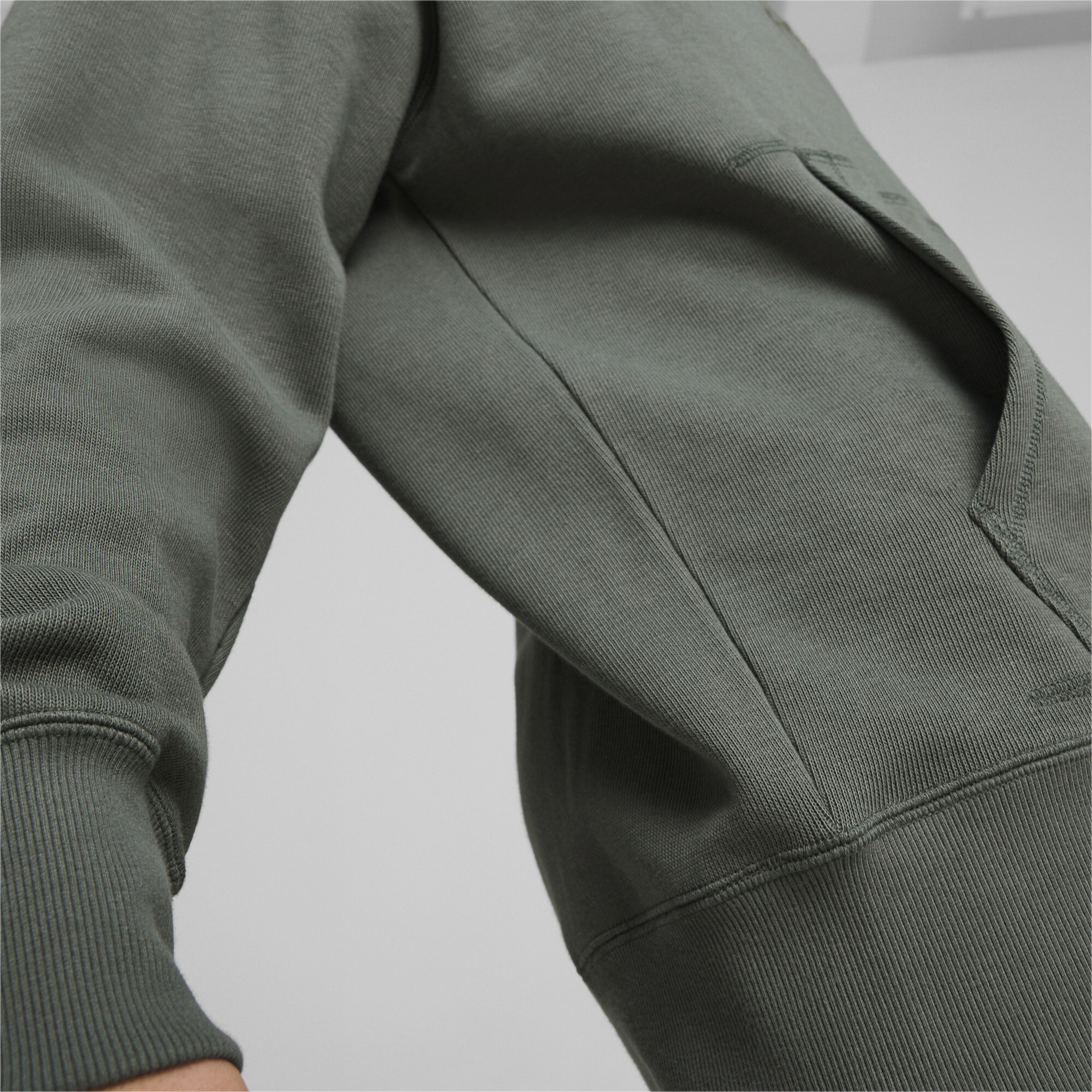 Puma Classics+ Erkek Gri Hoodie