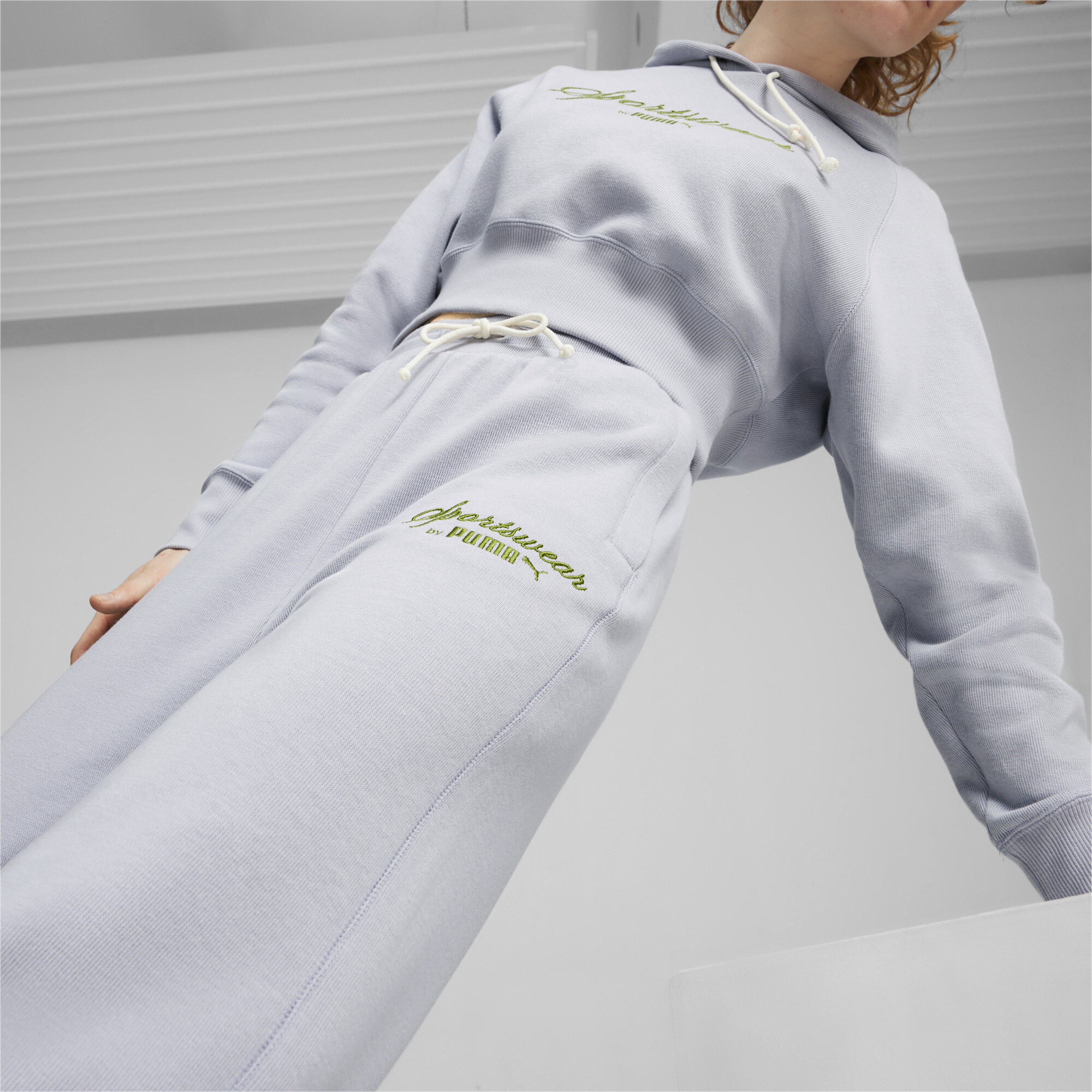 Puma Classics+ Relaxed Kadın Gri Eşofman Altı