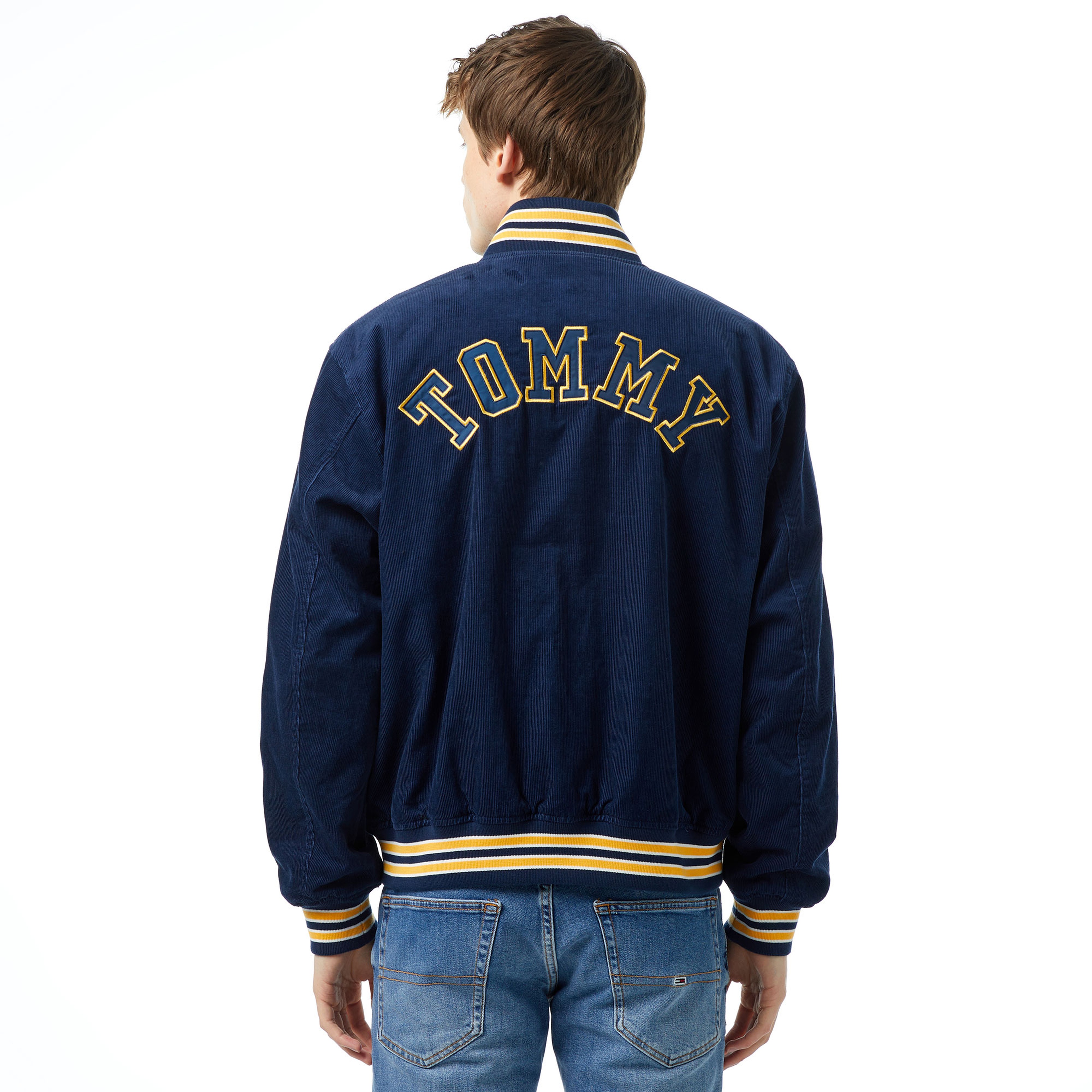 Tommy Jeans Tju Archive Games Cord Varsity Erkek Mavi Mont