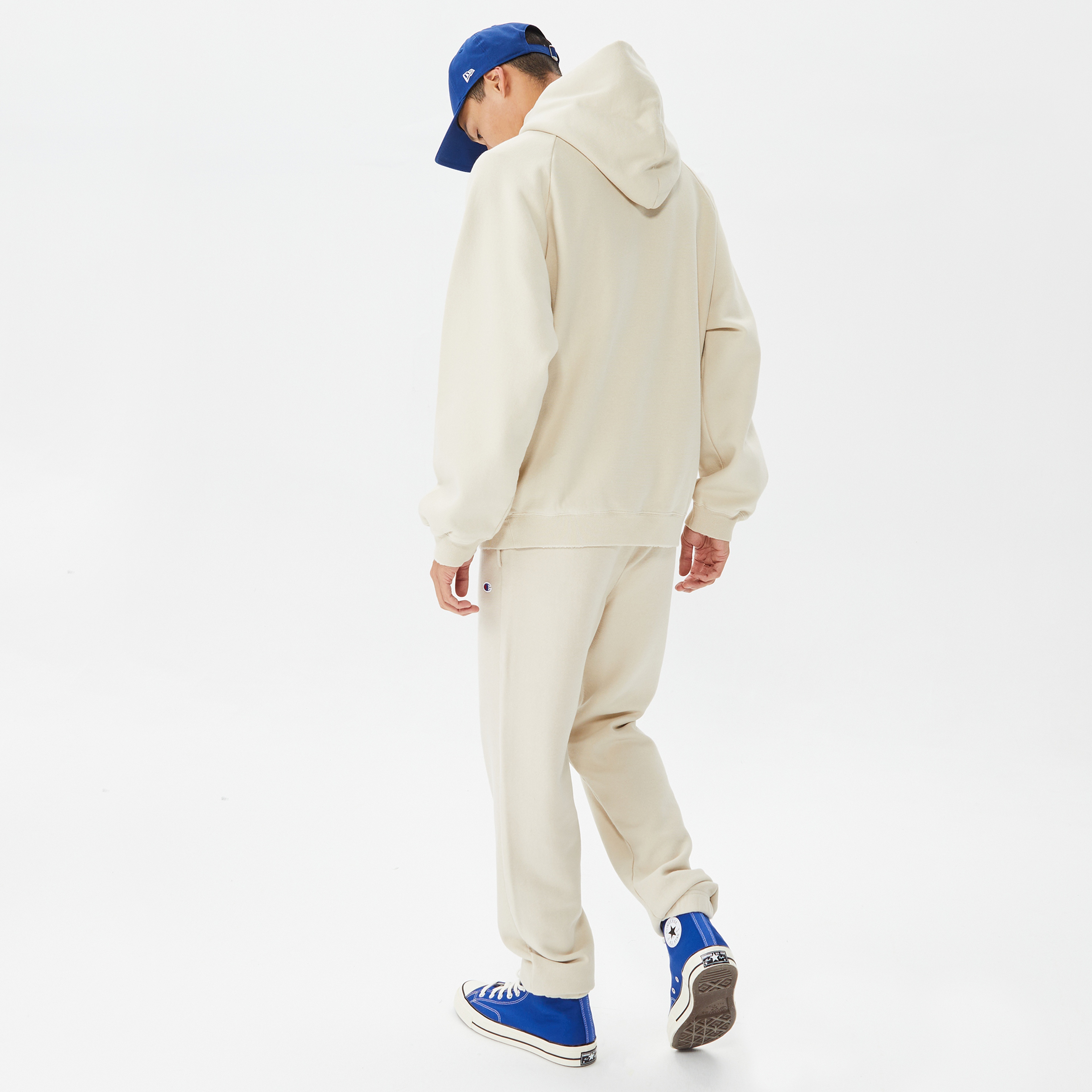 Champion Hooded Erkek Krem Hoodie