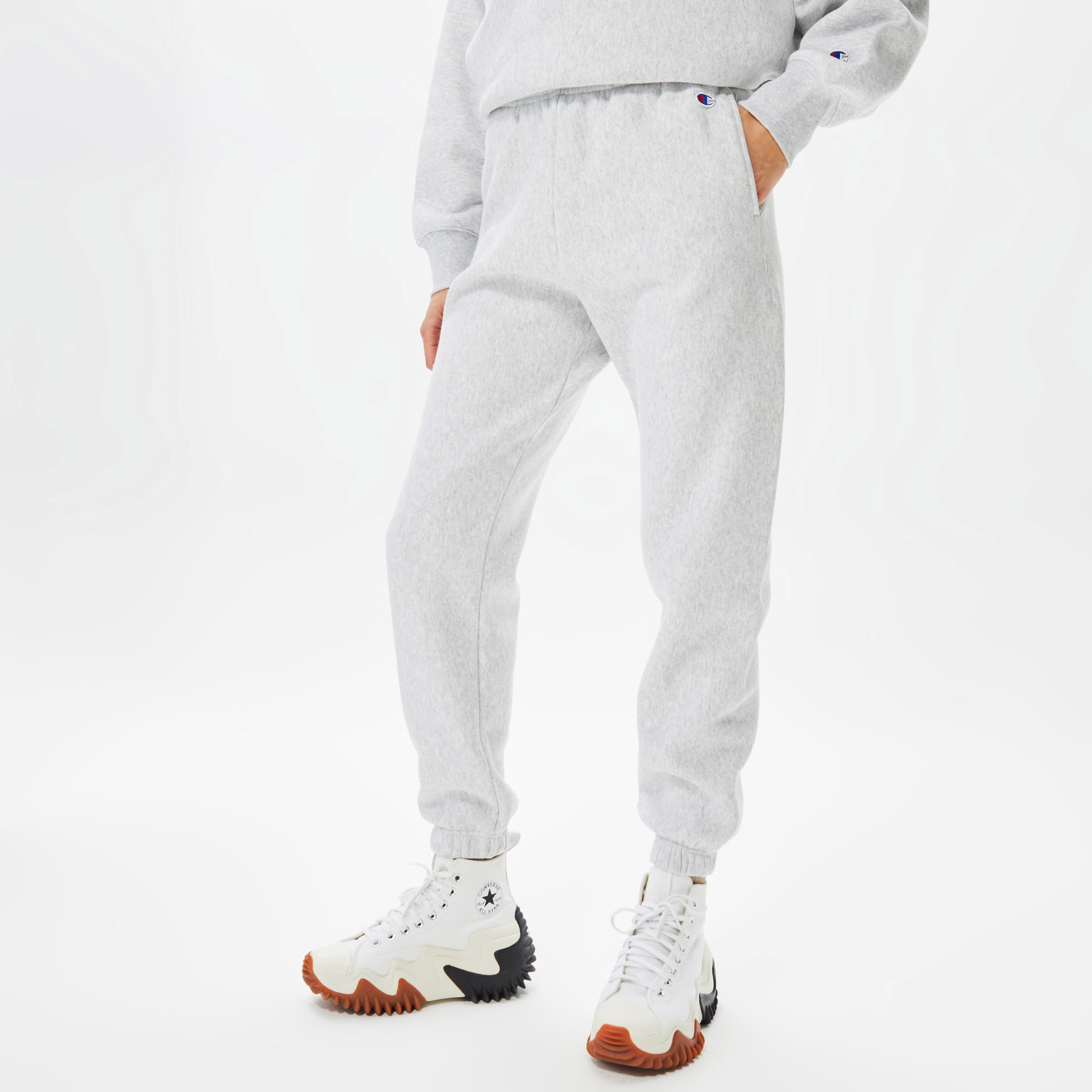 Champion Cuff Kadın Gri Eşofman Altı