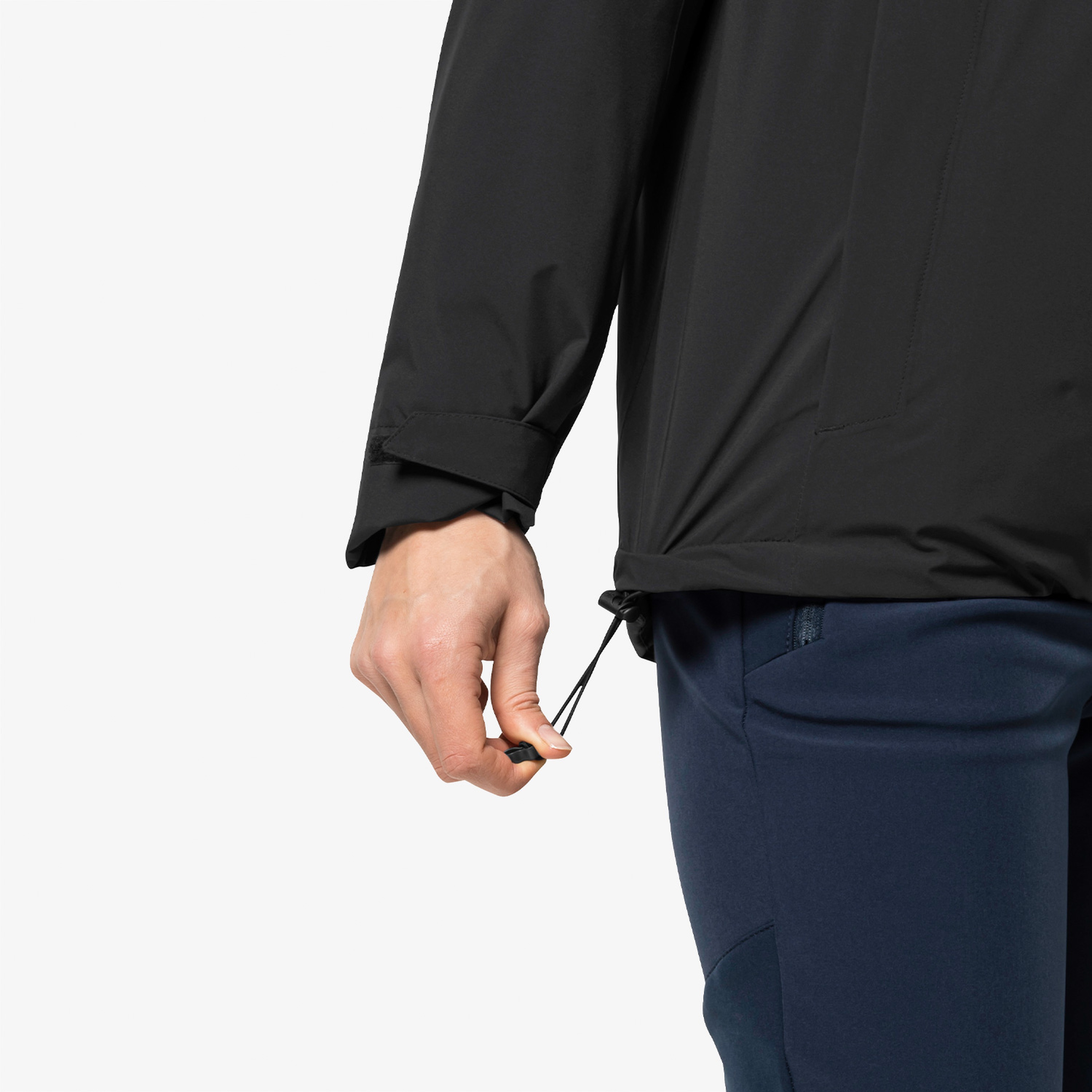 Jack Wolfskin Feldberg 3in1 Kadın Siyah Su Geçirmez Mont