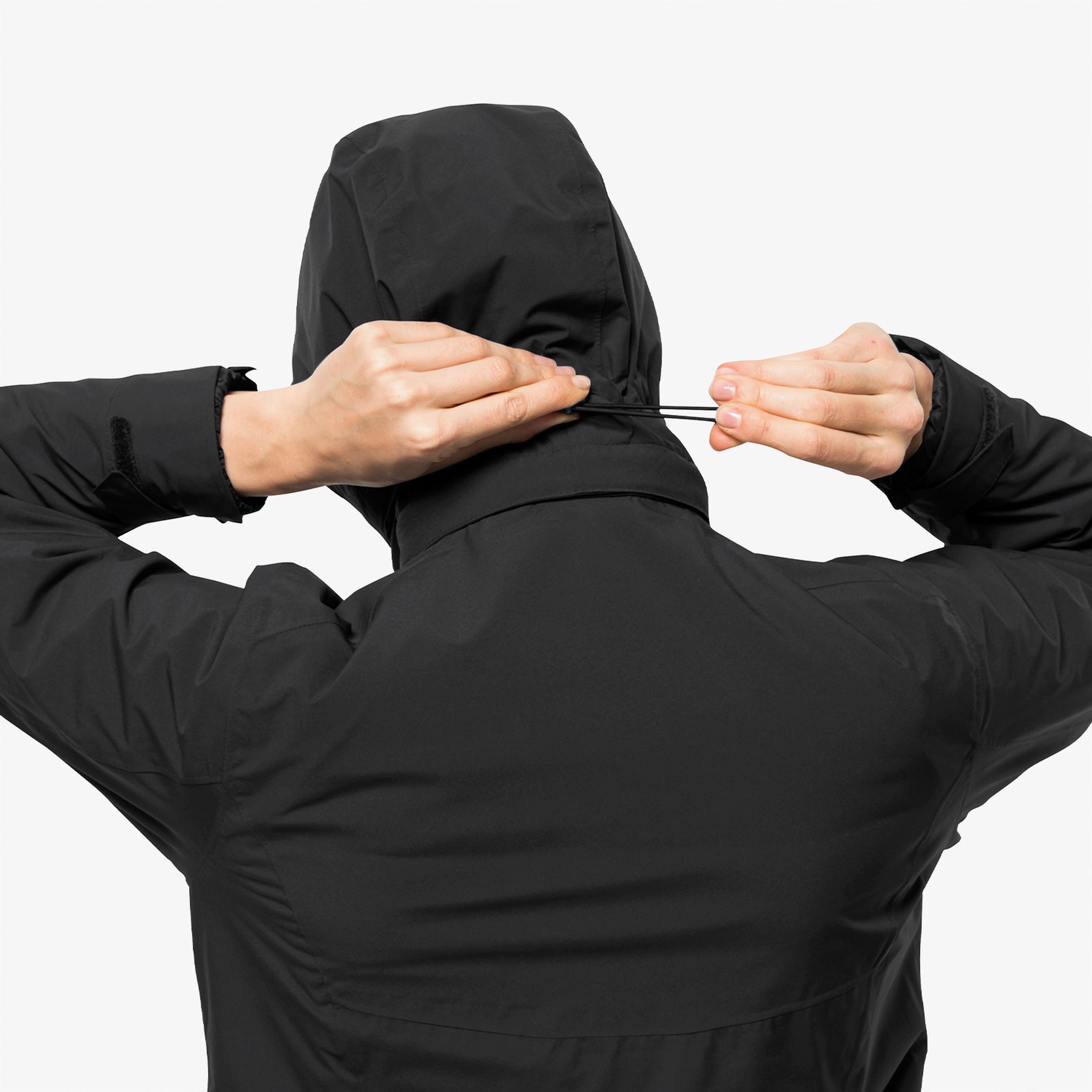 Jack Wolfskin Feldberg 3in1 Kadın Siyah Su Geçirmez Mont