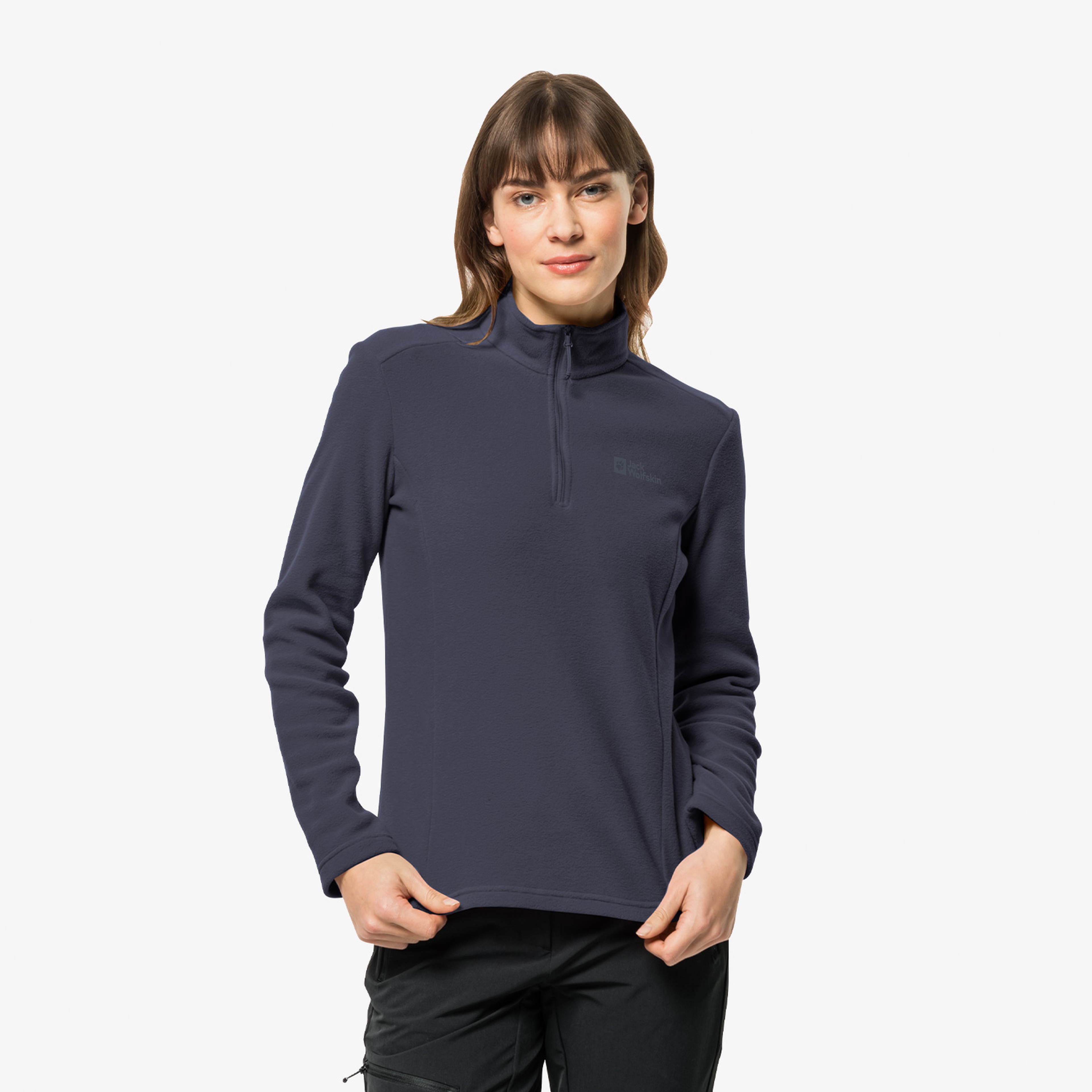 Jack Wolfskin Taunus Kadın Gri Polar