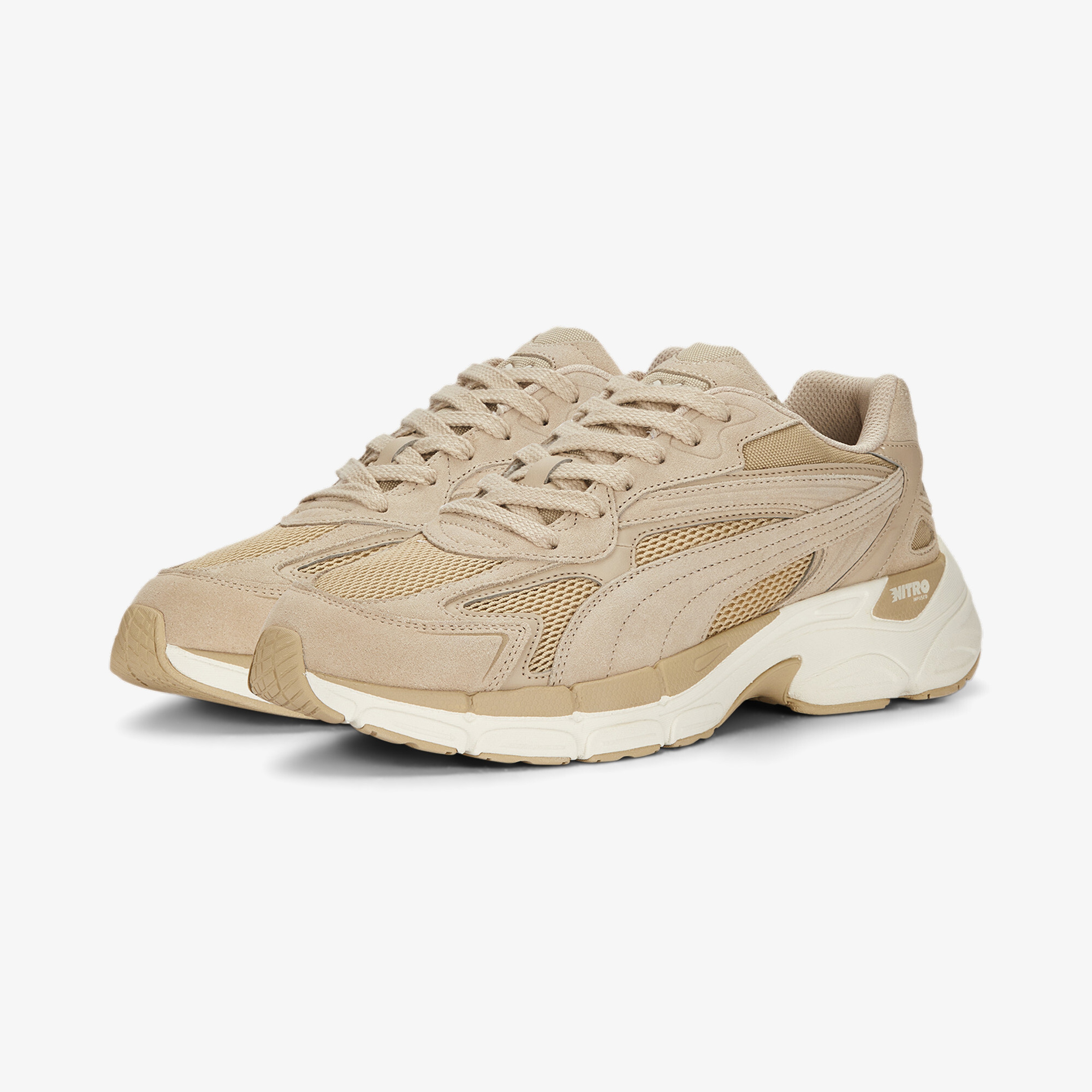 Puma Teveris Nitro Unisex Bej Spor Ayakkabı
