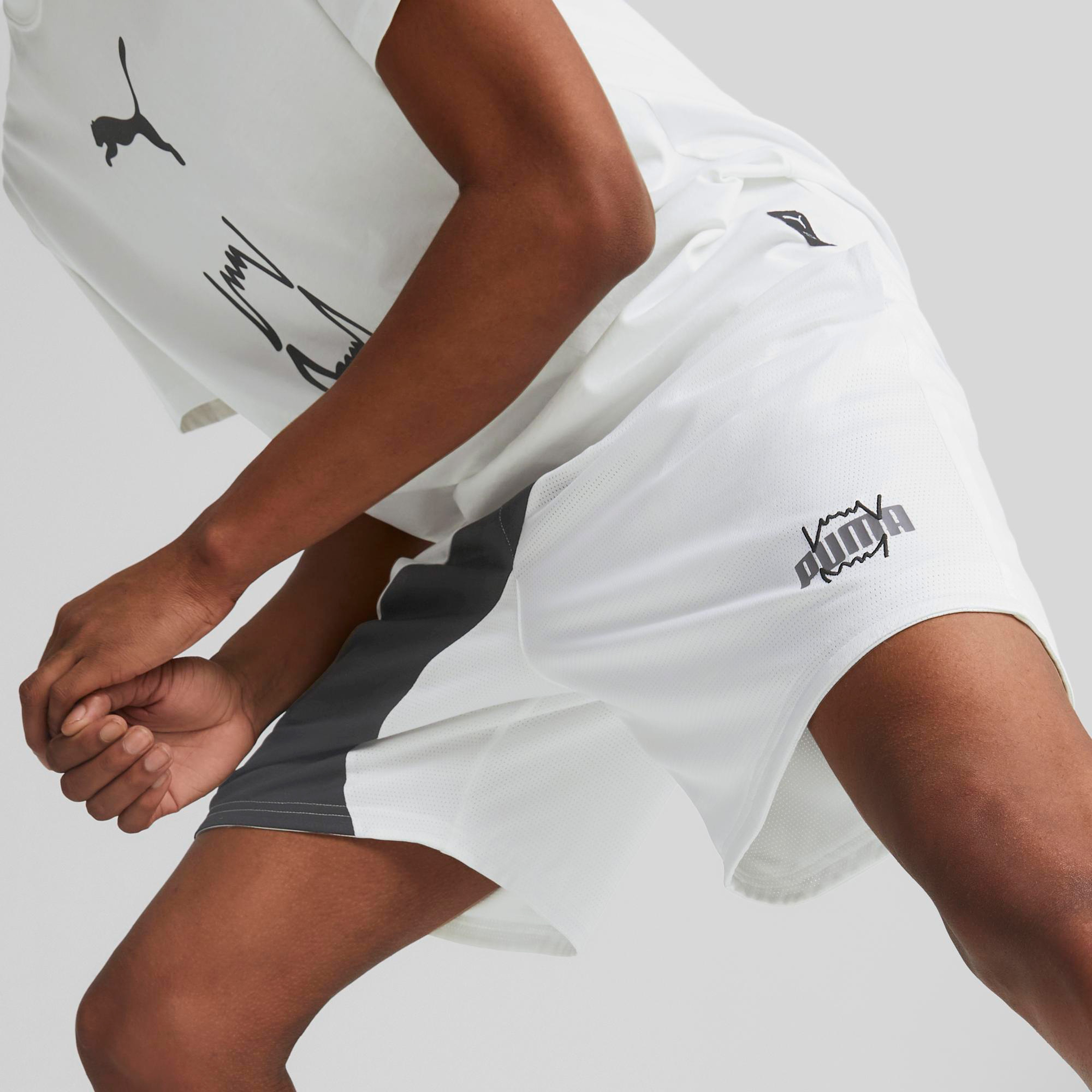 Puma Flare Short Erkek Beyaz Şort
