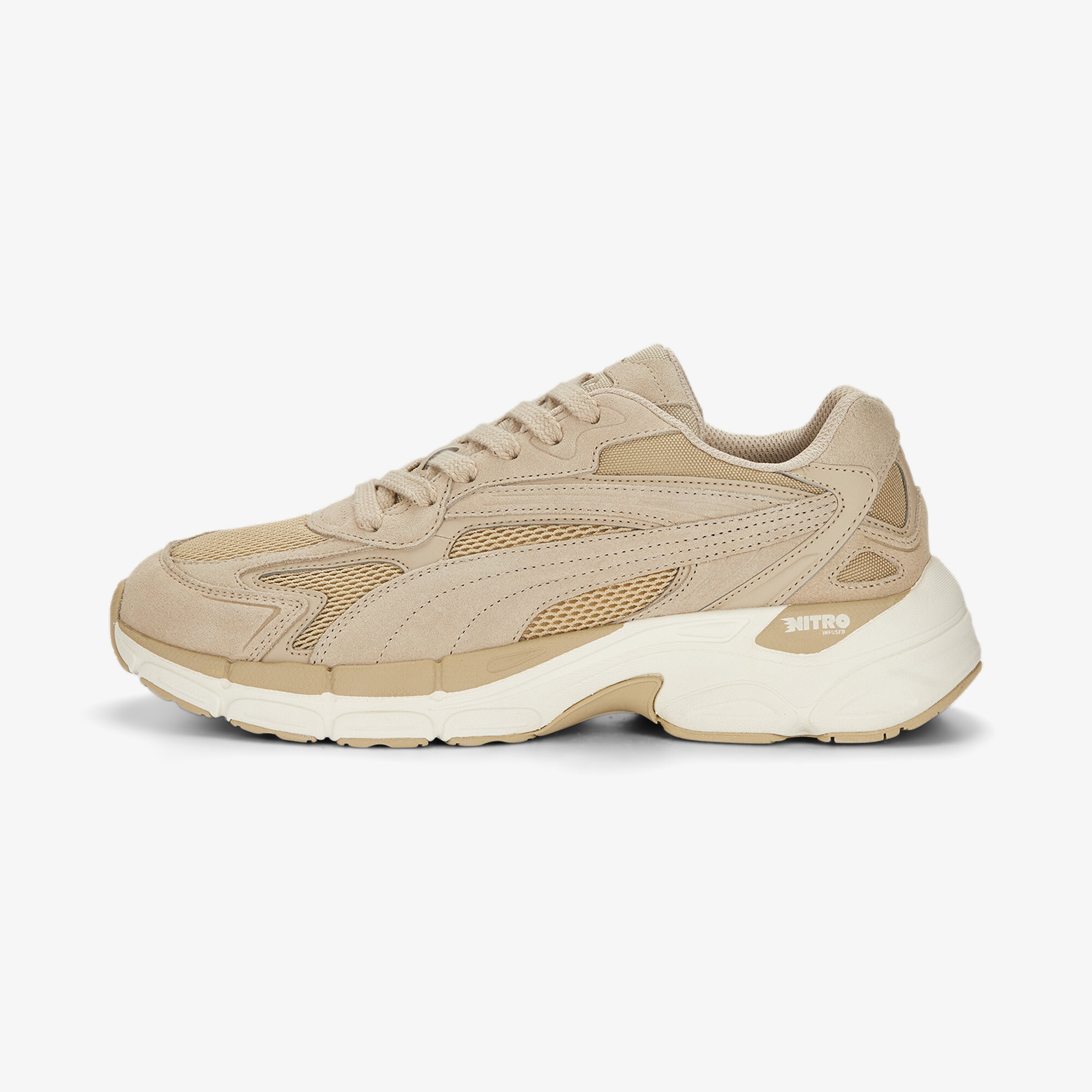 Puma Teveris Nitro Unisex Bej Spor Ayakkabı