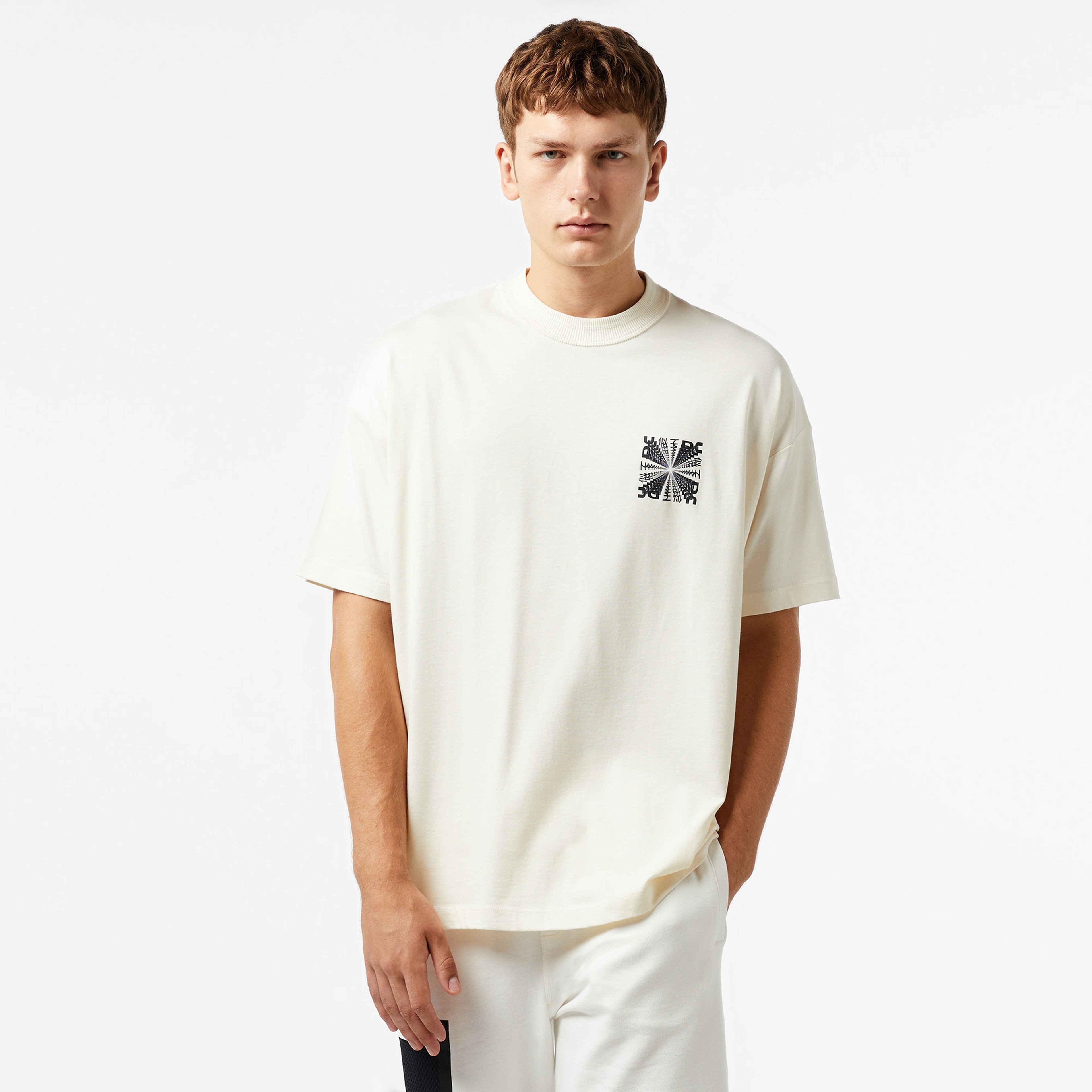 UNITED4 Erkek Krem T-Shirt