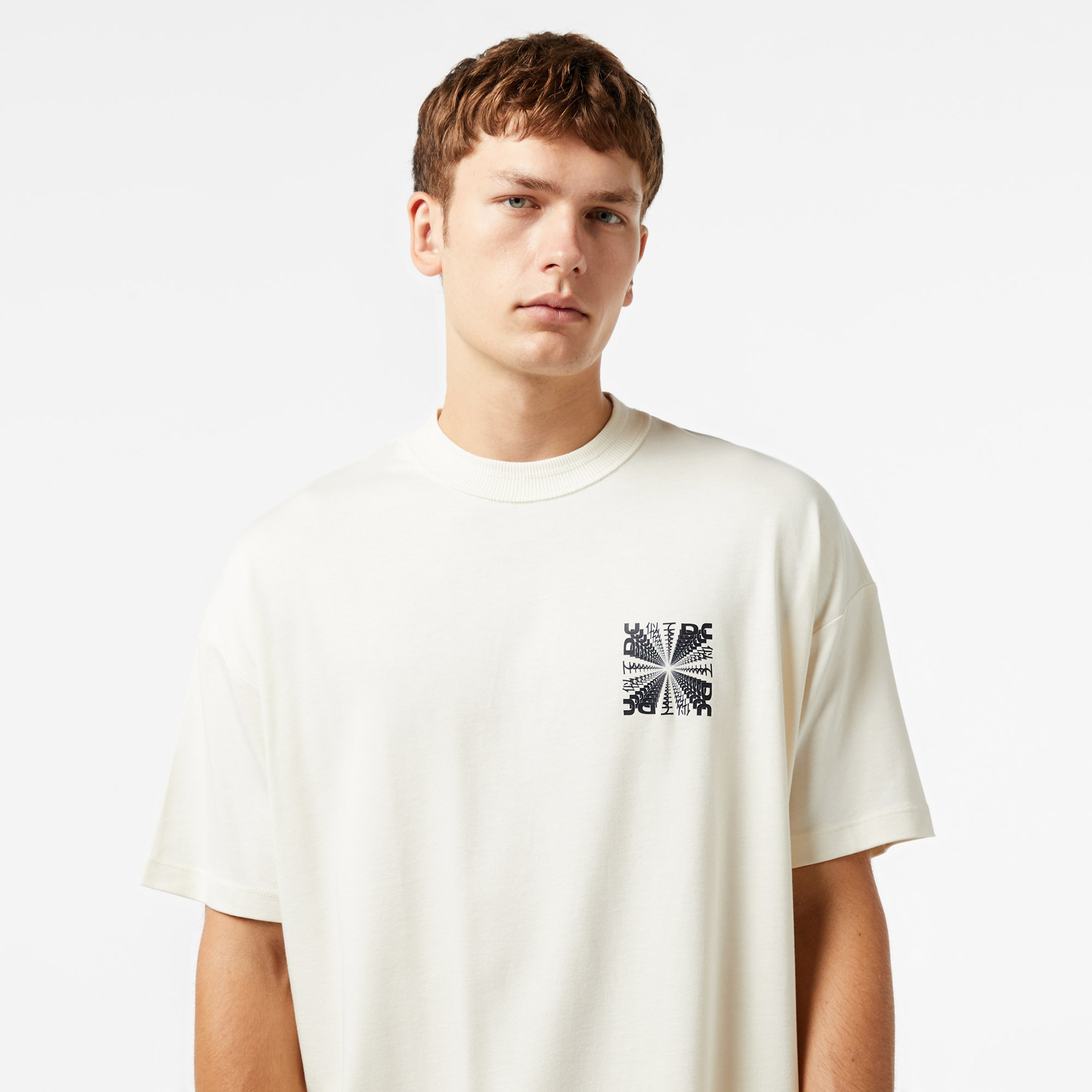 UNITED4 Erkek Krem T-Shirt