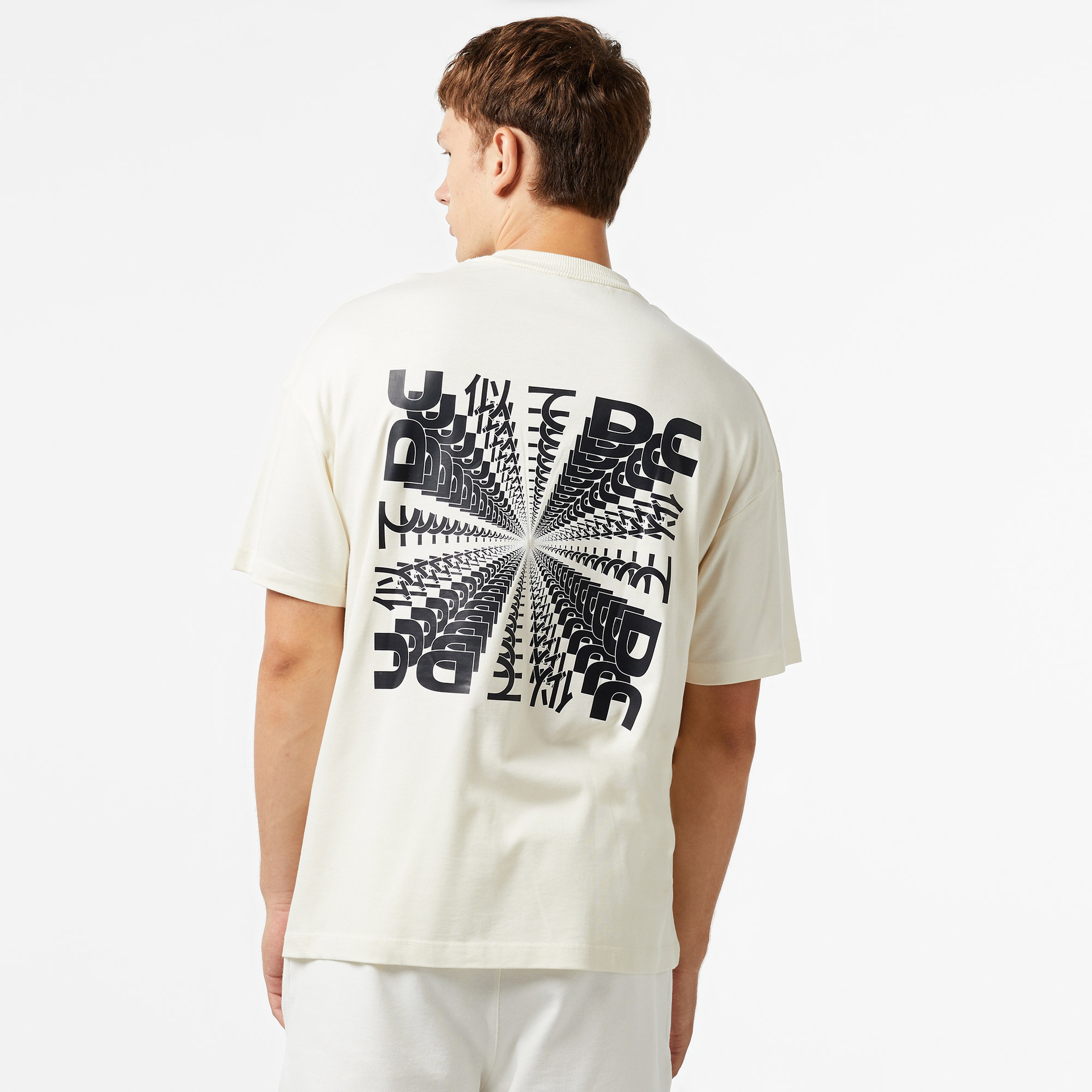 UNITED4 Erkek Krem T-Shirt