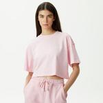 UNITED4 Kadın Pembe Crop T-Shirt
