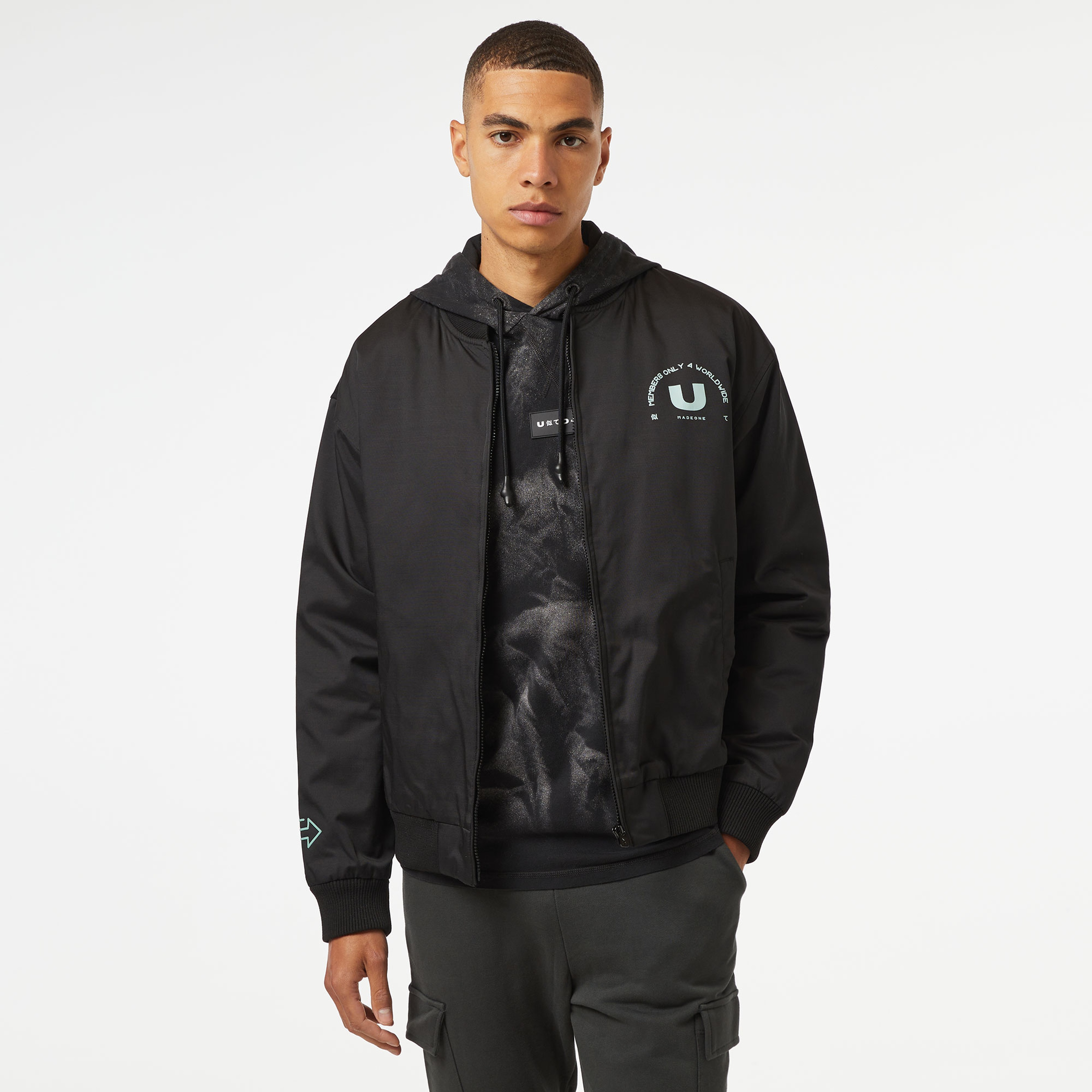 UNITED4 Erkek Siyah Ceket