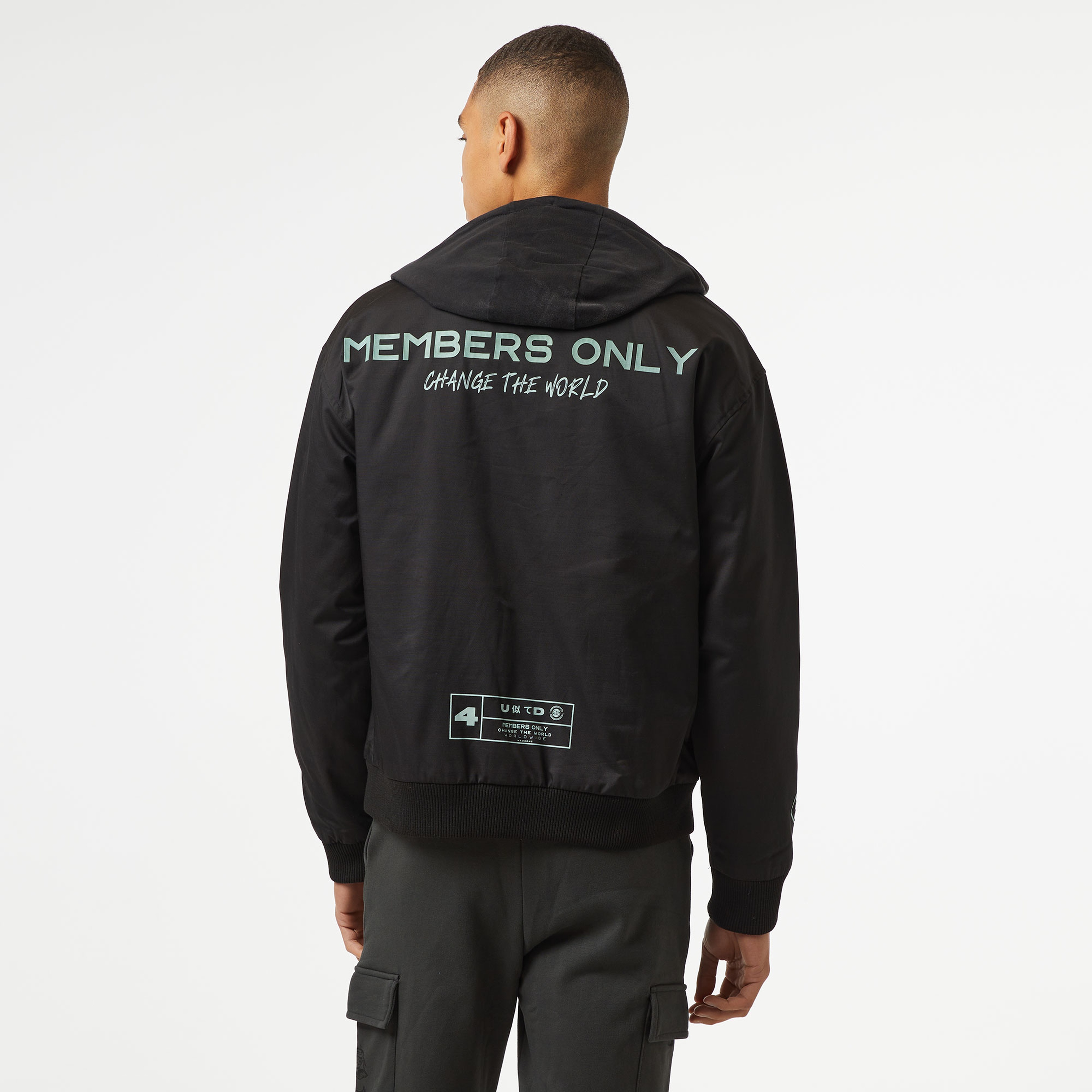 UNITED4 Erkek Siyah Ceket