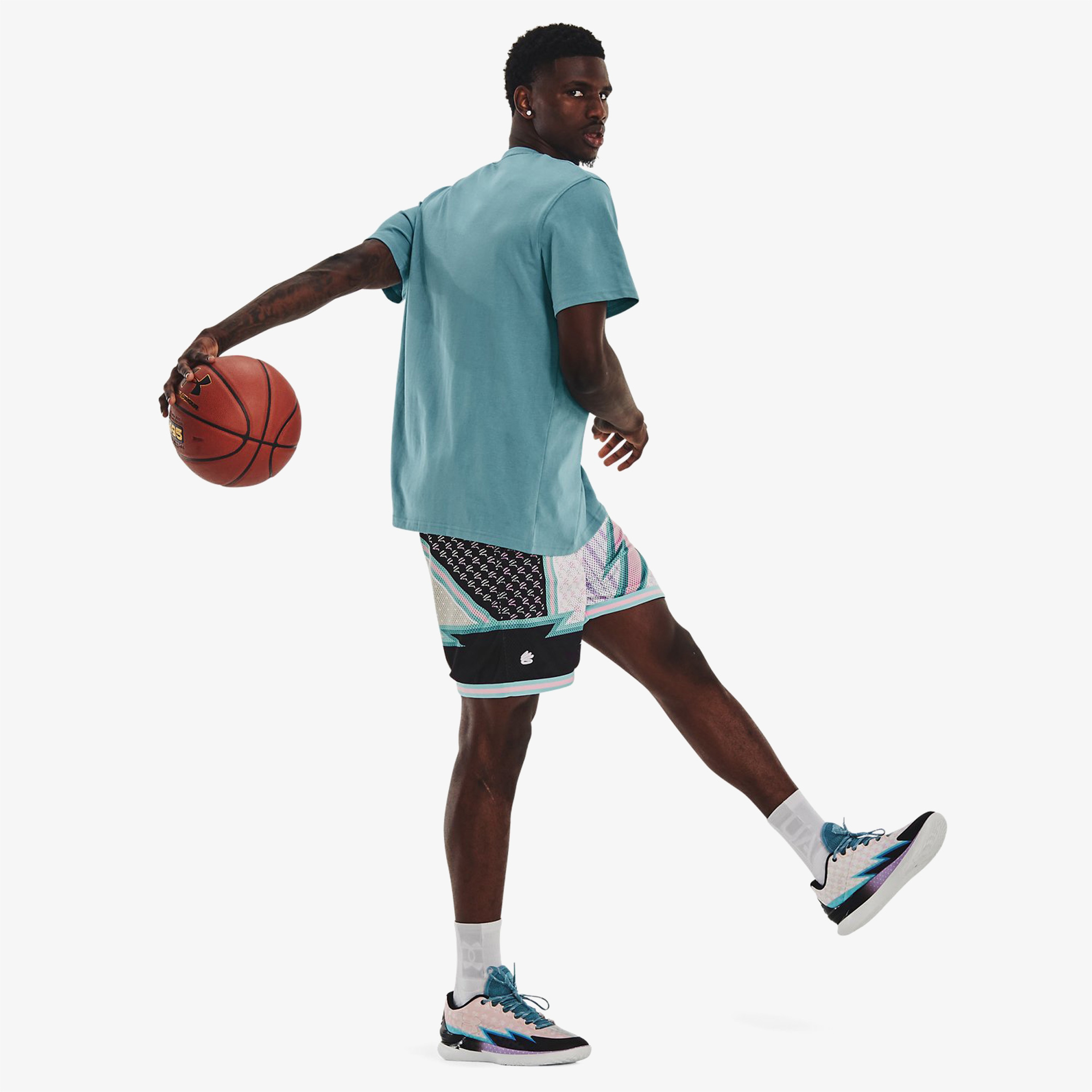 Under Armour Curry Draft Day 8In Erkek Beyaz Şort