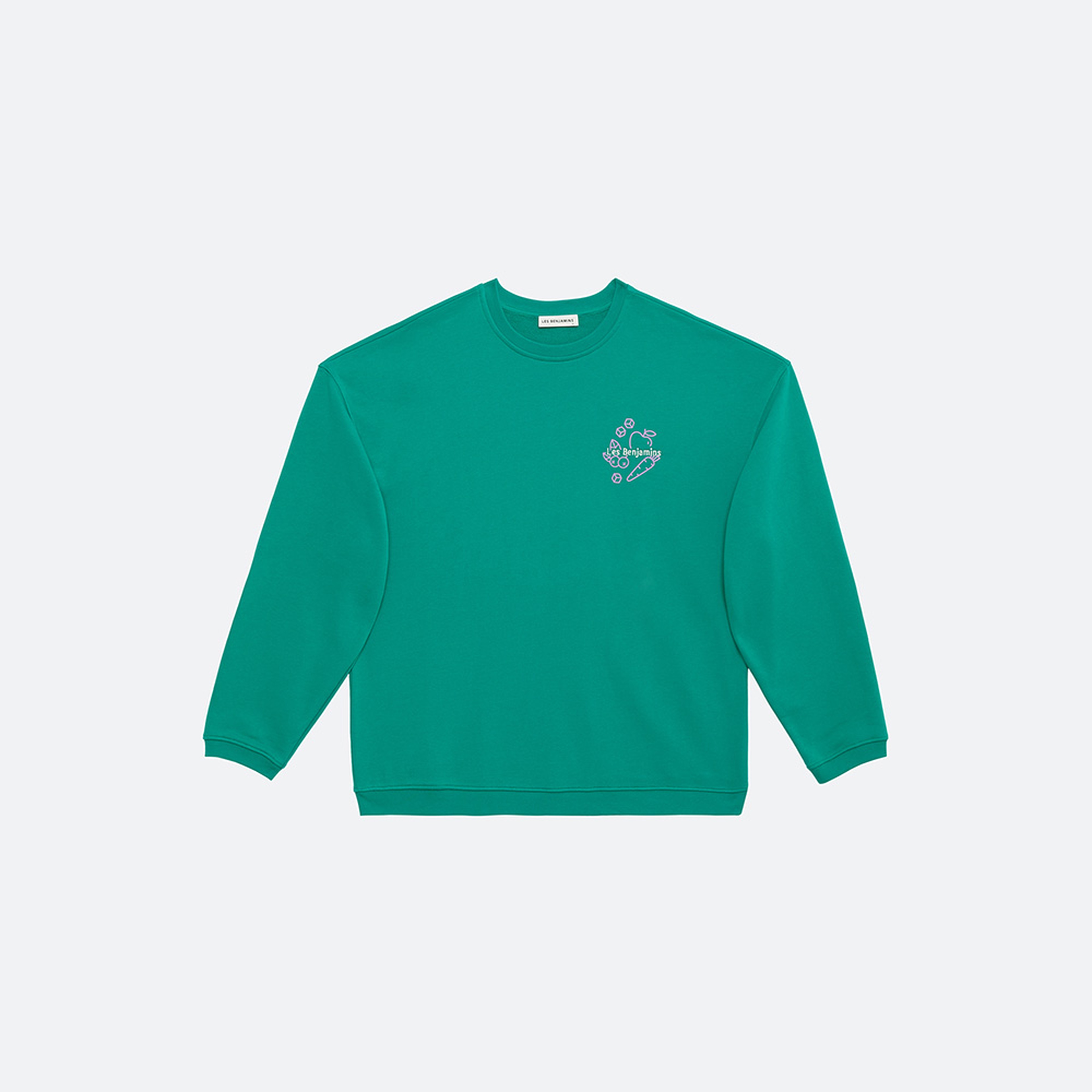 Les Benjamins Wholesale Exclusives Erkek Yeşil Sweatshirt