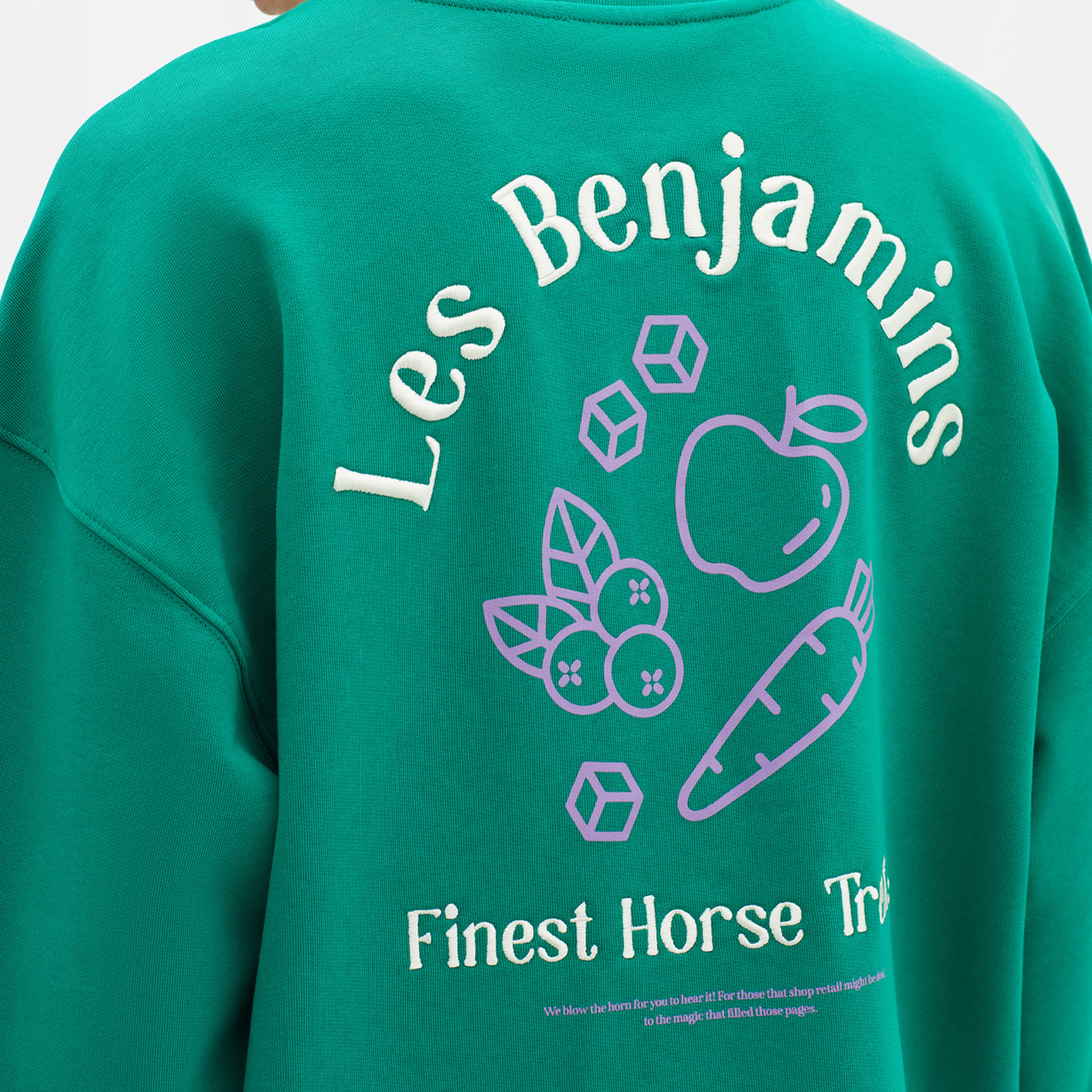 Les Benjamins Wholesale Exclusives Erkek Yeşil Sweatshirt