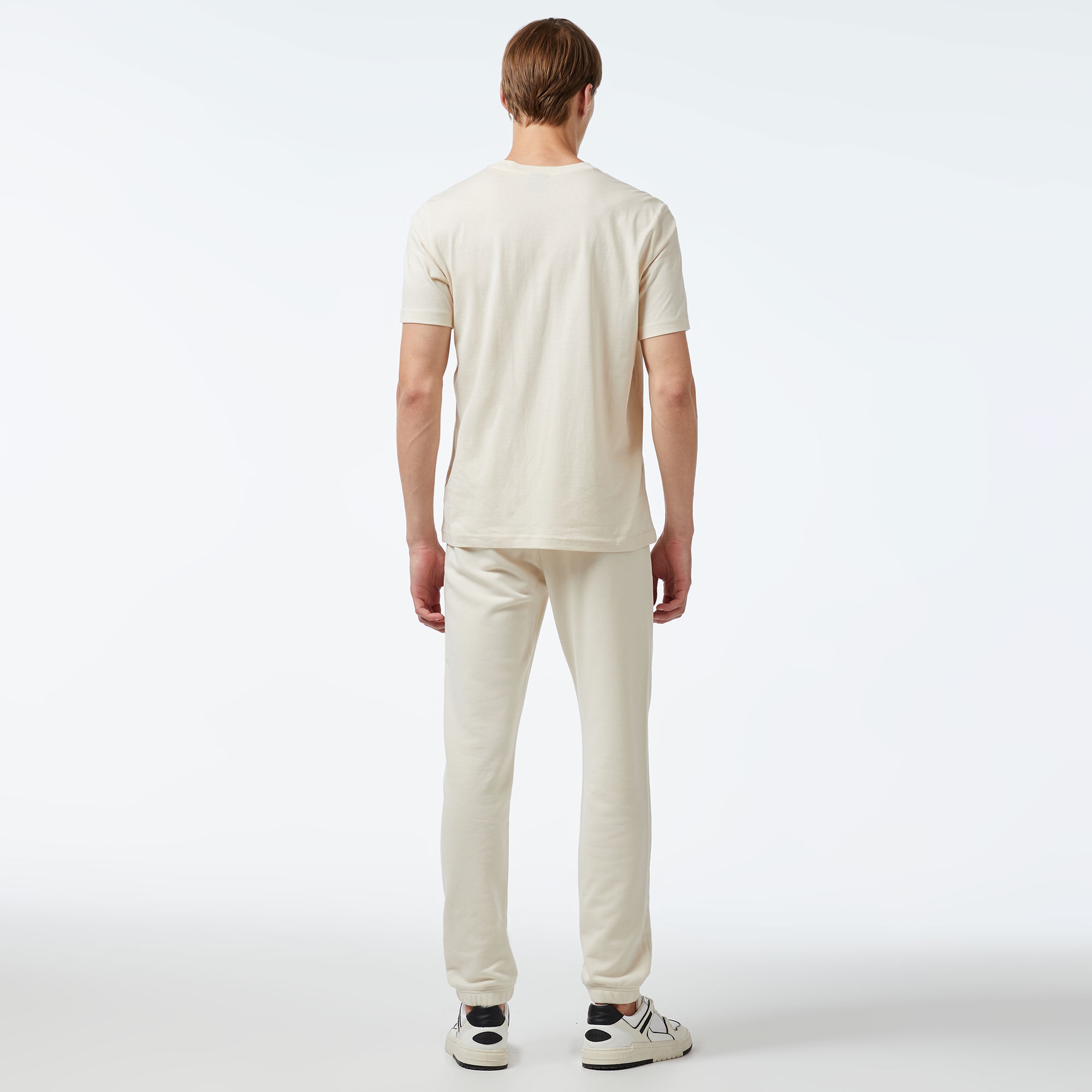 Champion Elastic Cuff Erkek Krem Eşofman Altı