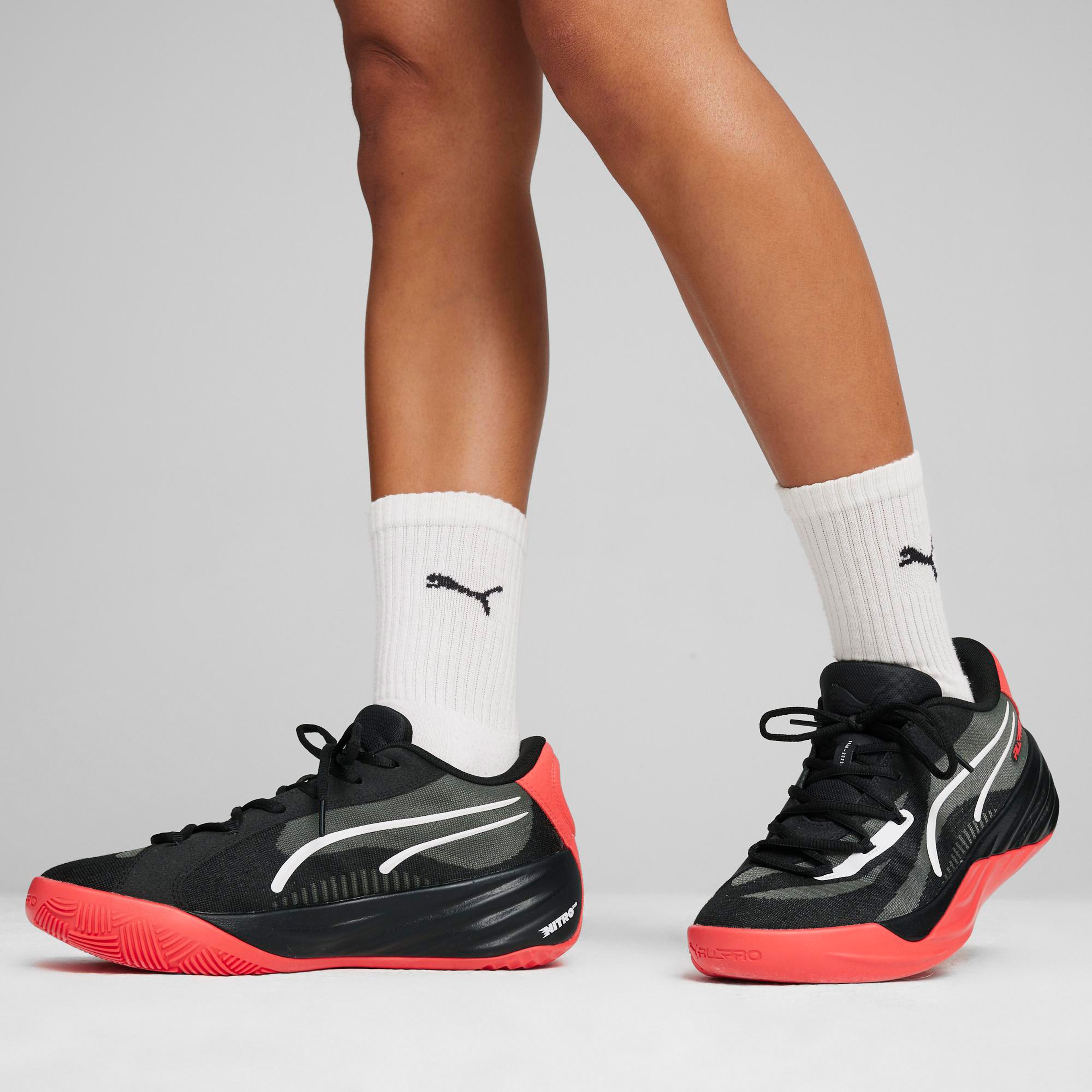 Puma All-Pro Nitro Unisex Siyah Basketbol Ayakkabısı