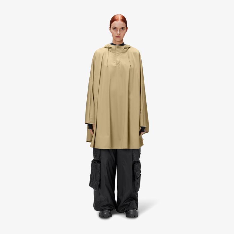 Rains Cape W3 Unisex Krem Yağmurluk
