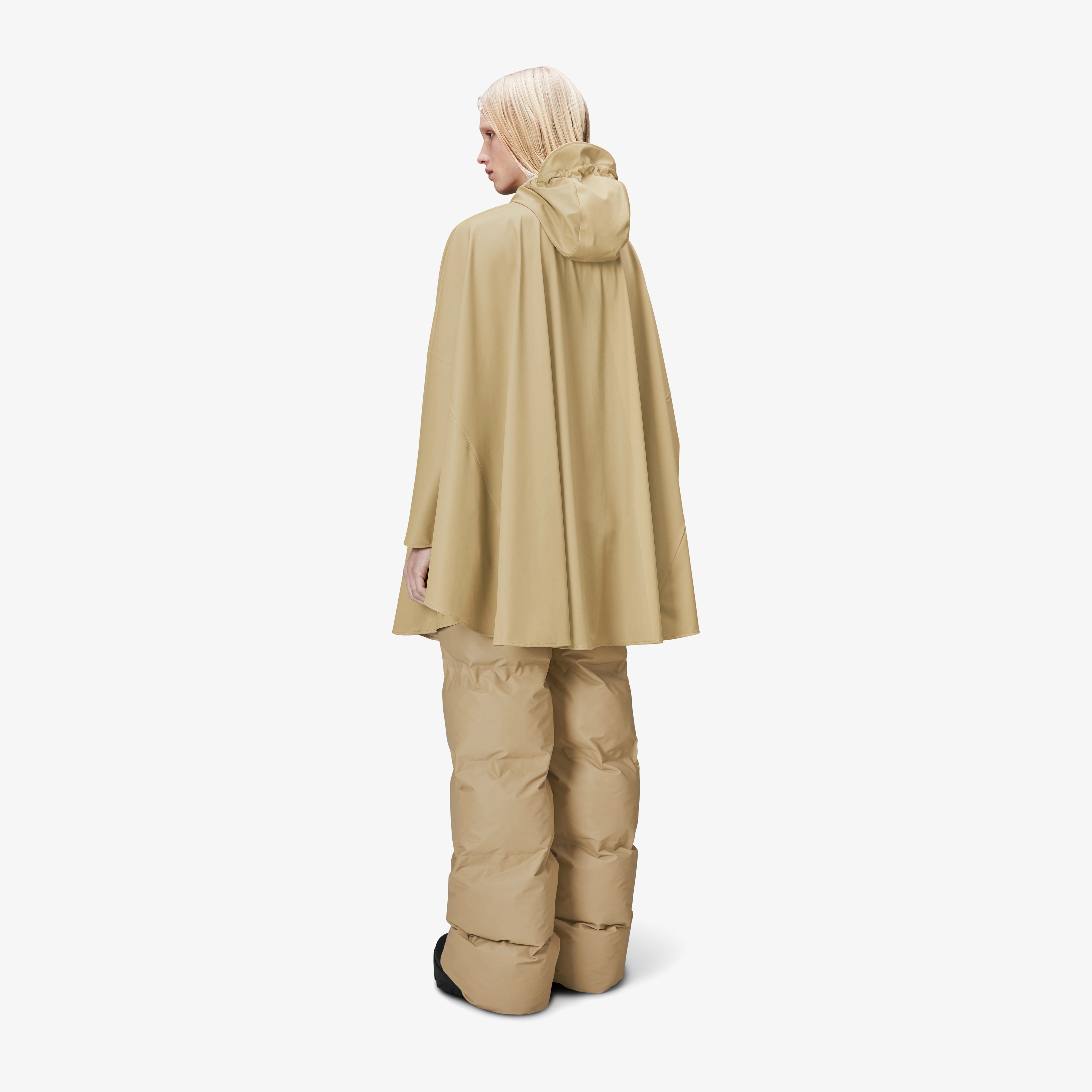 Rains Cape W3 Unisex Krem Yağmurluk