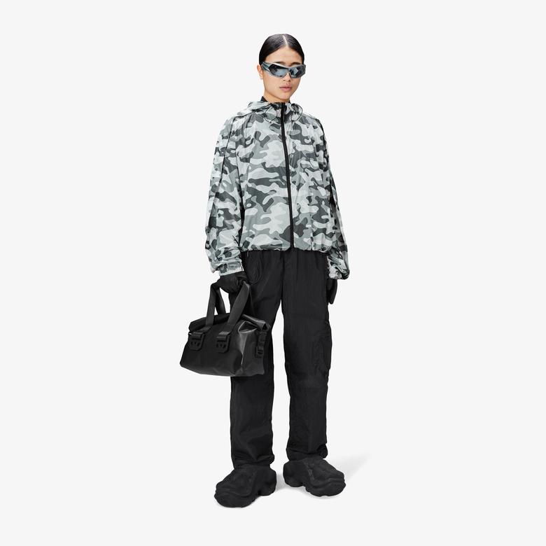 Rains Kano Regular Unisex Siyah Pantolon