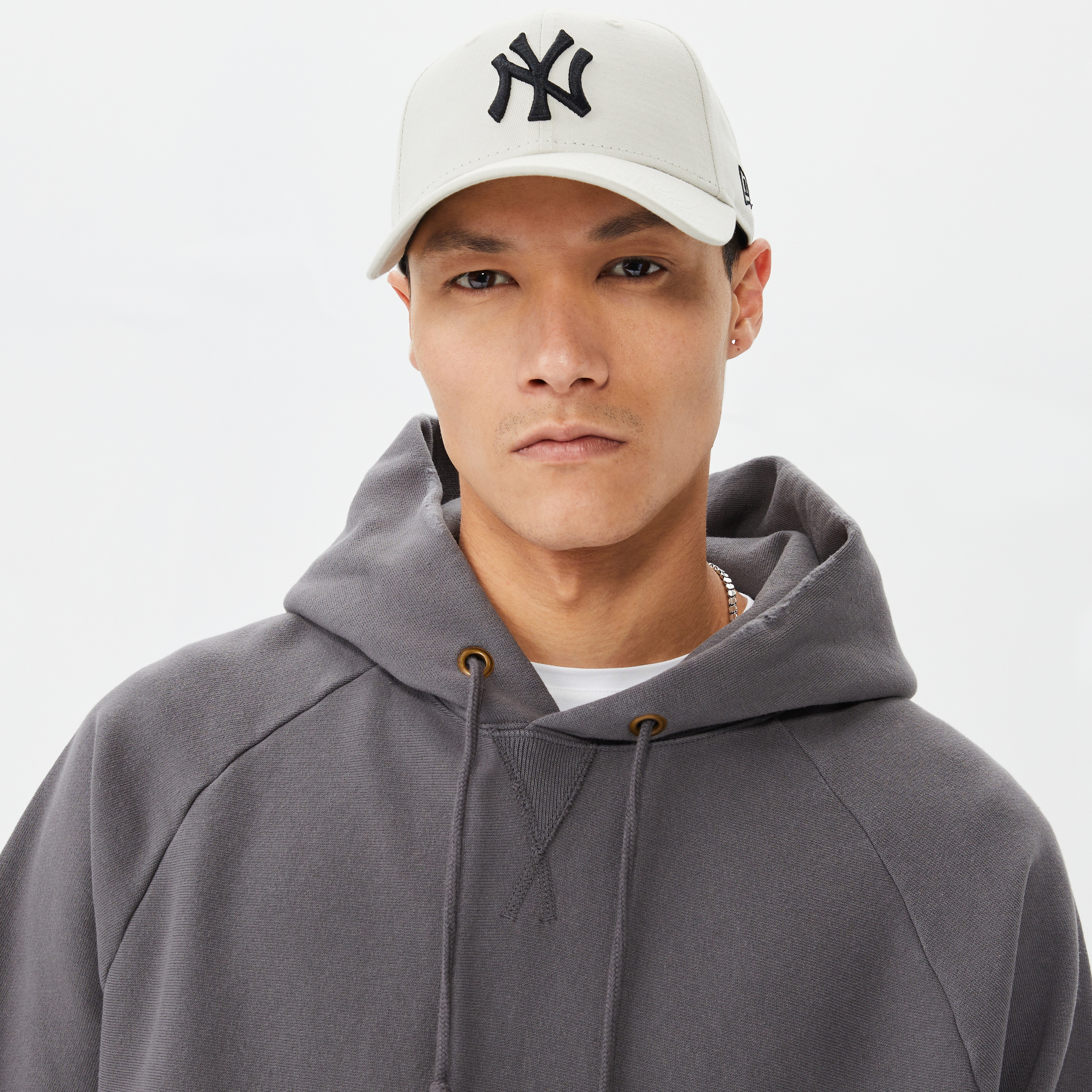 Champion Hooded Erkek Gri Hoodie