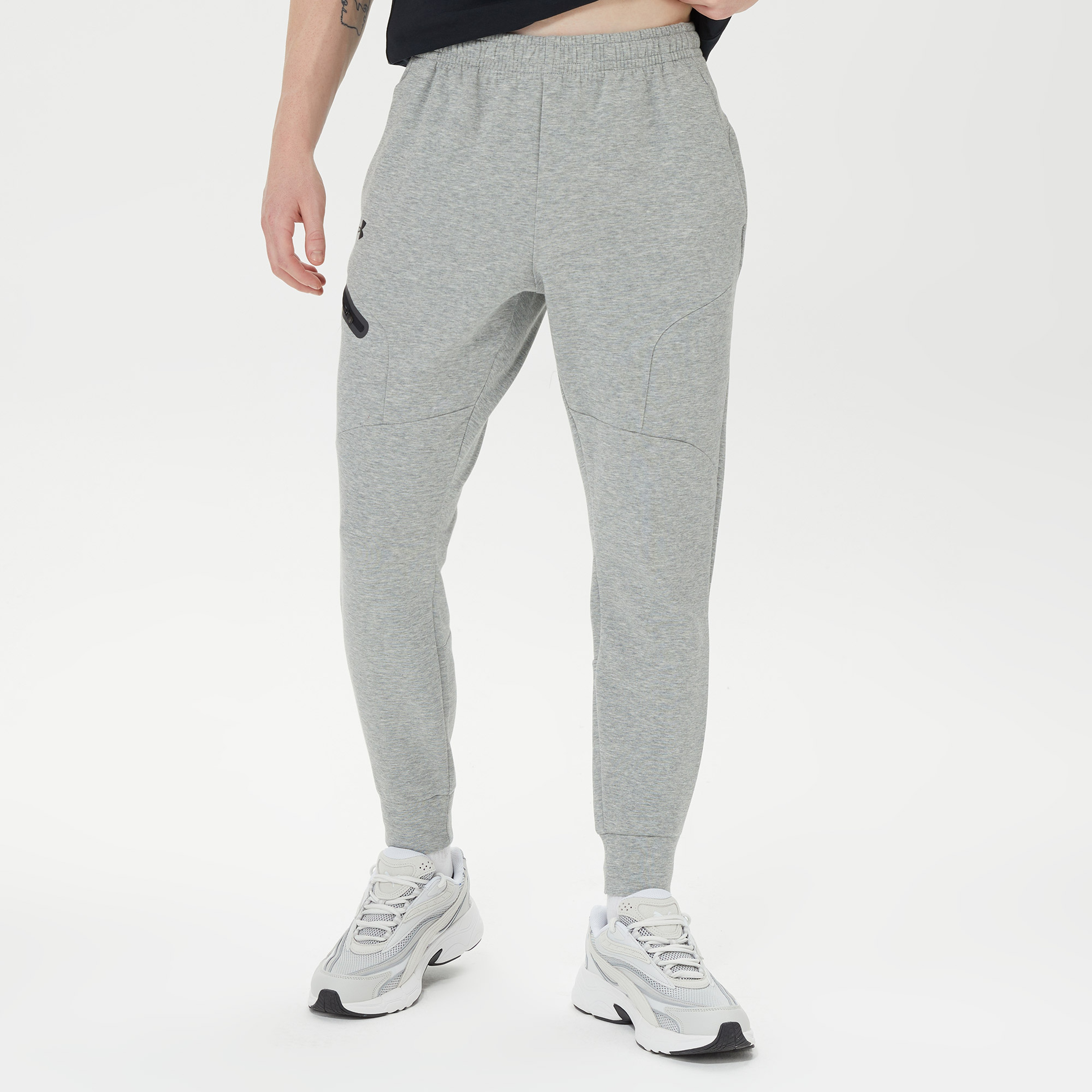 Under Armour Unstoppable Fleece Erkek Gri Eşofman Altı