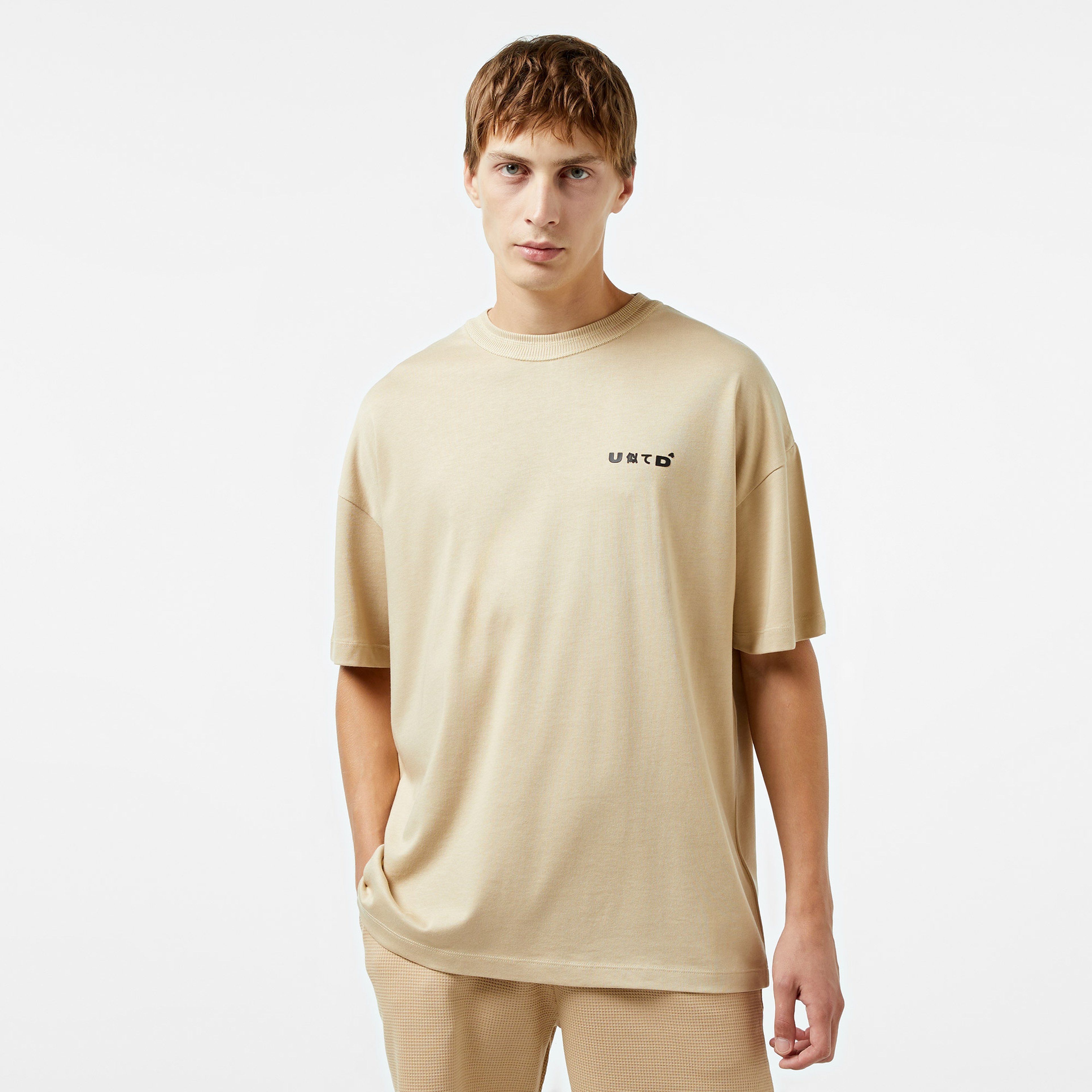 UNITED4 Unisex Krem Sweatshirt