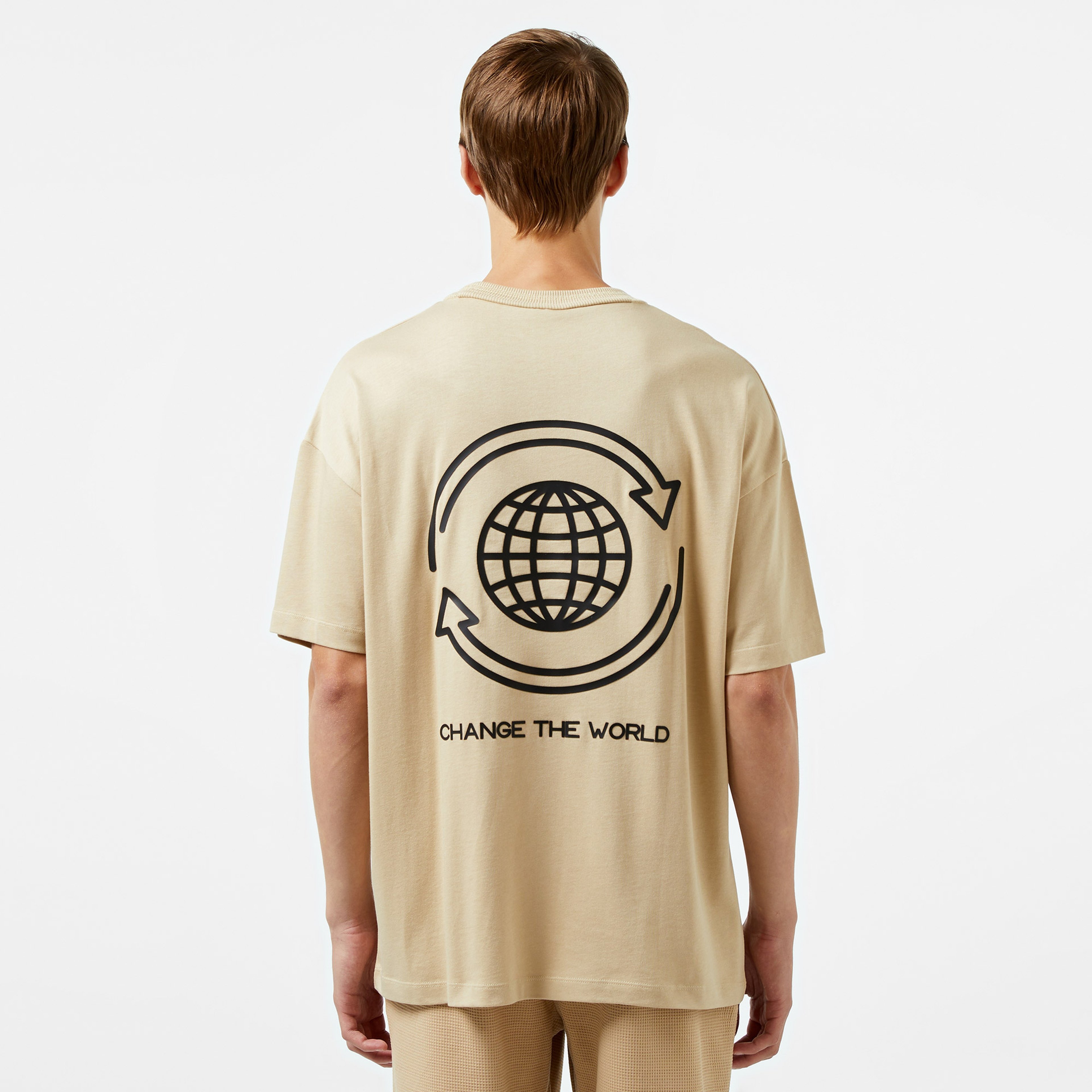 UNITED4 Unisex Krem Sweatshirt