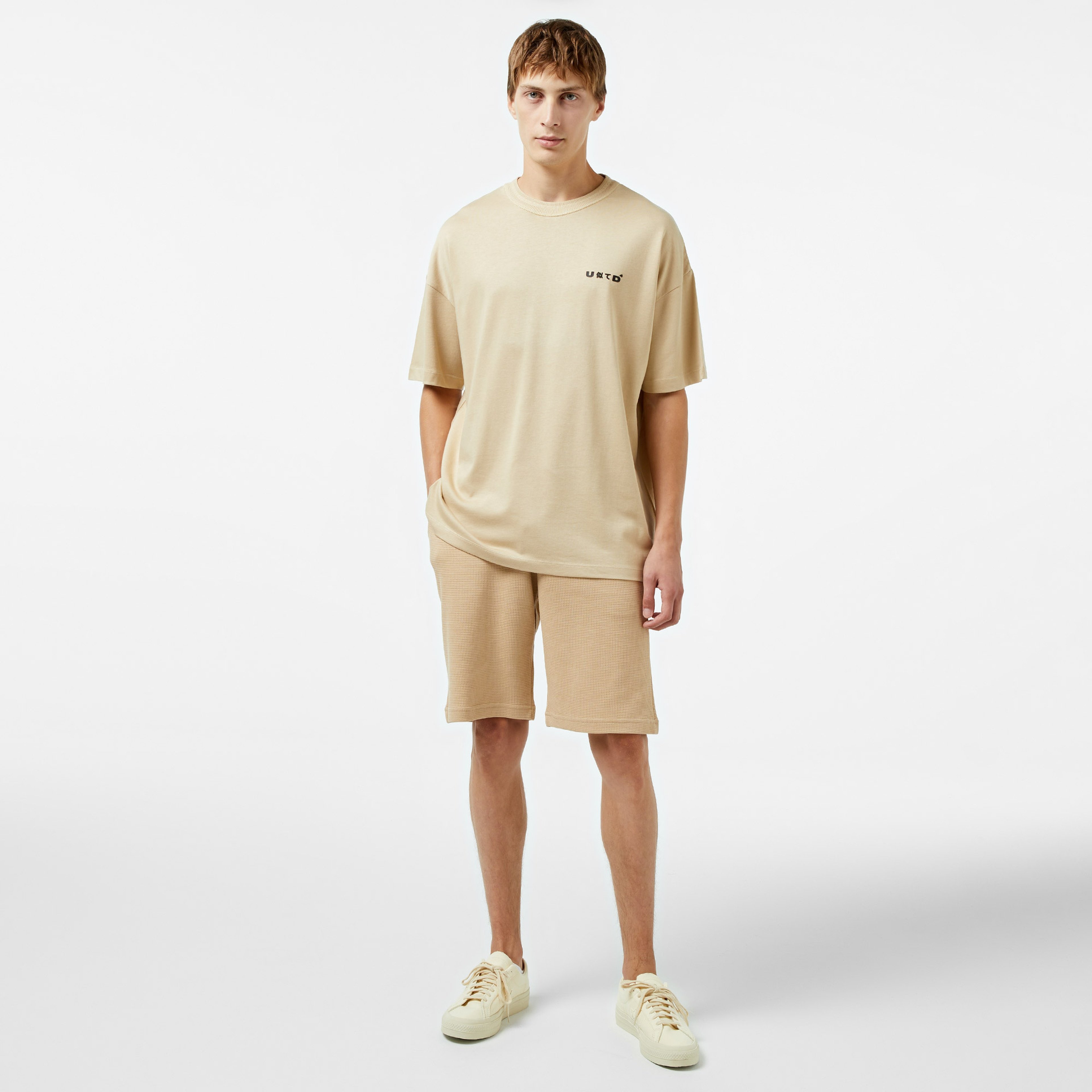 UNITED4 Unisex Krem Sweatshirt