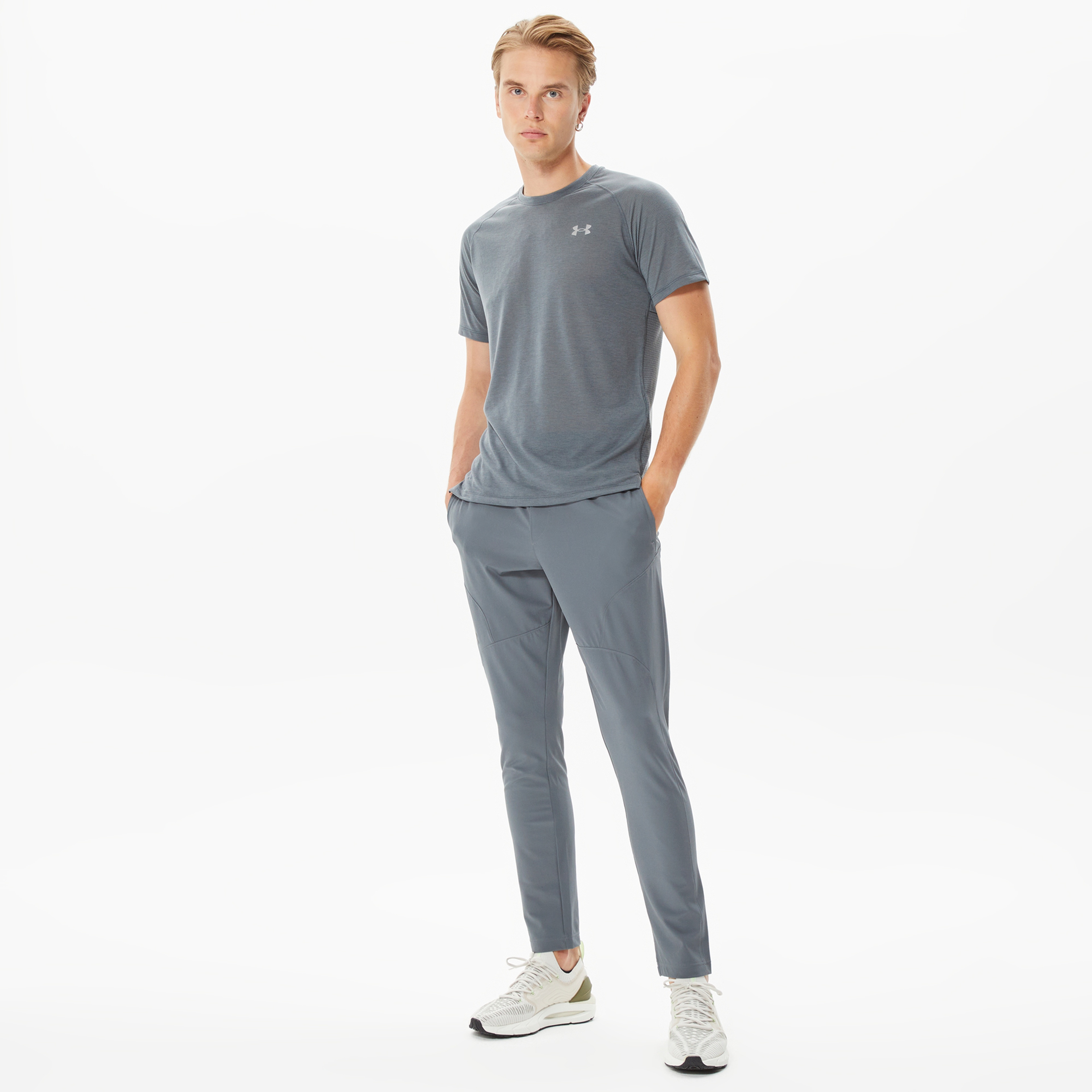 Under Armour Unstoppable Tapered Erkek Gri Eşofman Altı