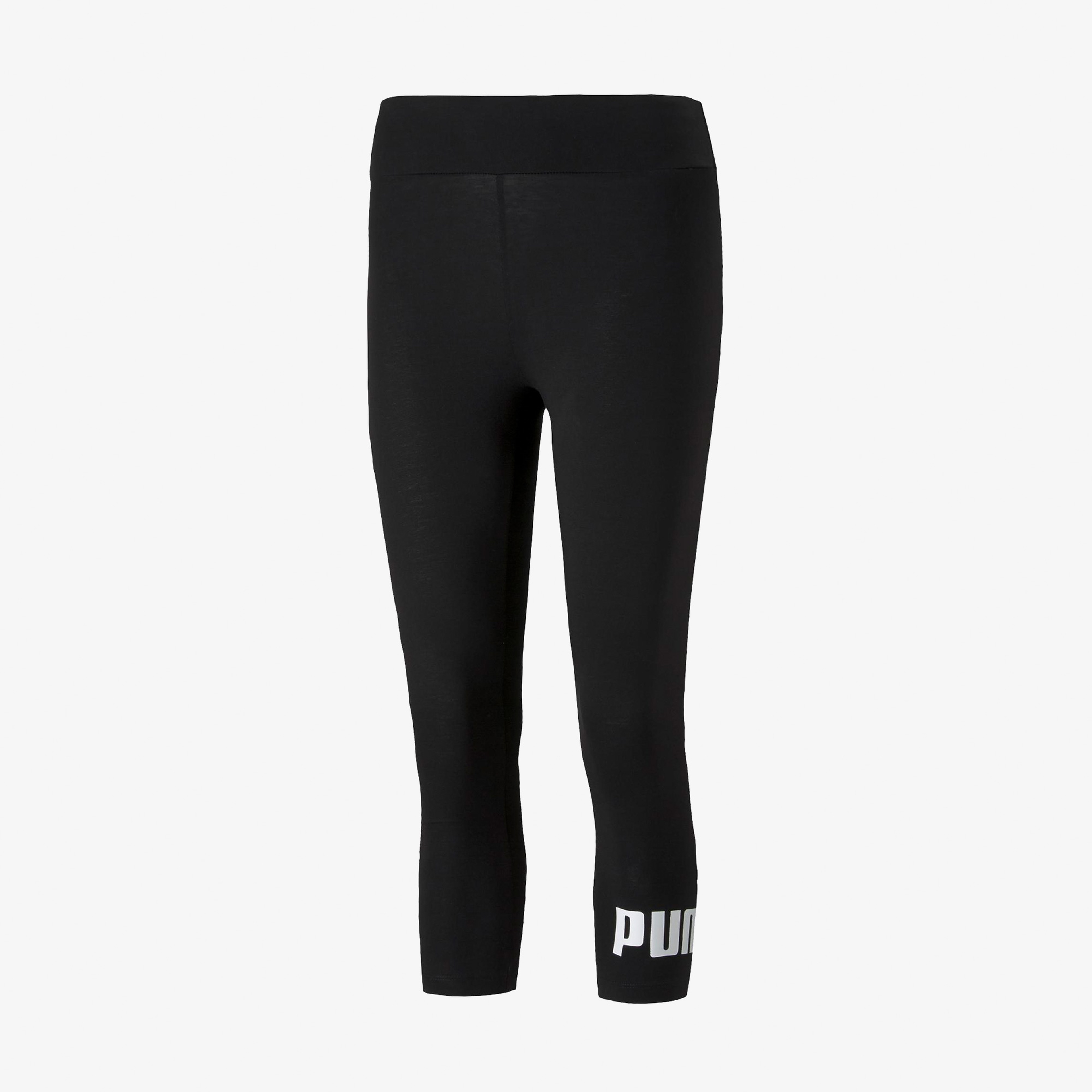 Puma Ess 3/4 Logo Kadın Siyah Tayt