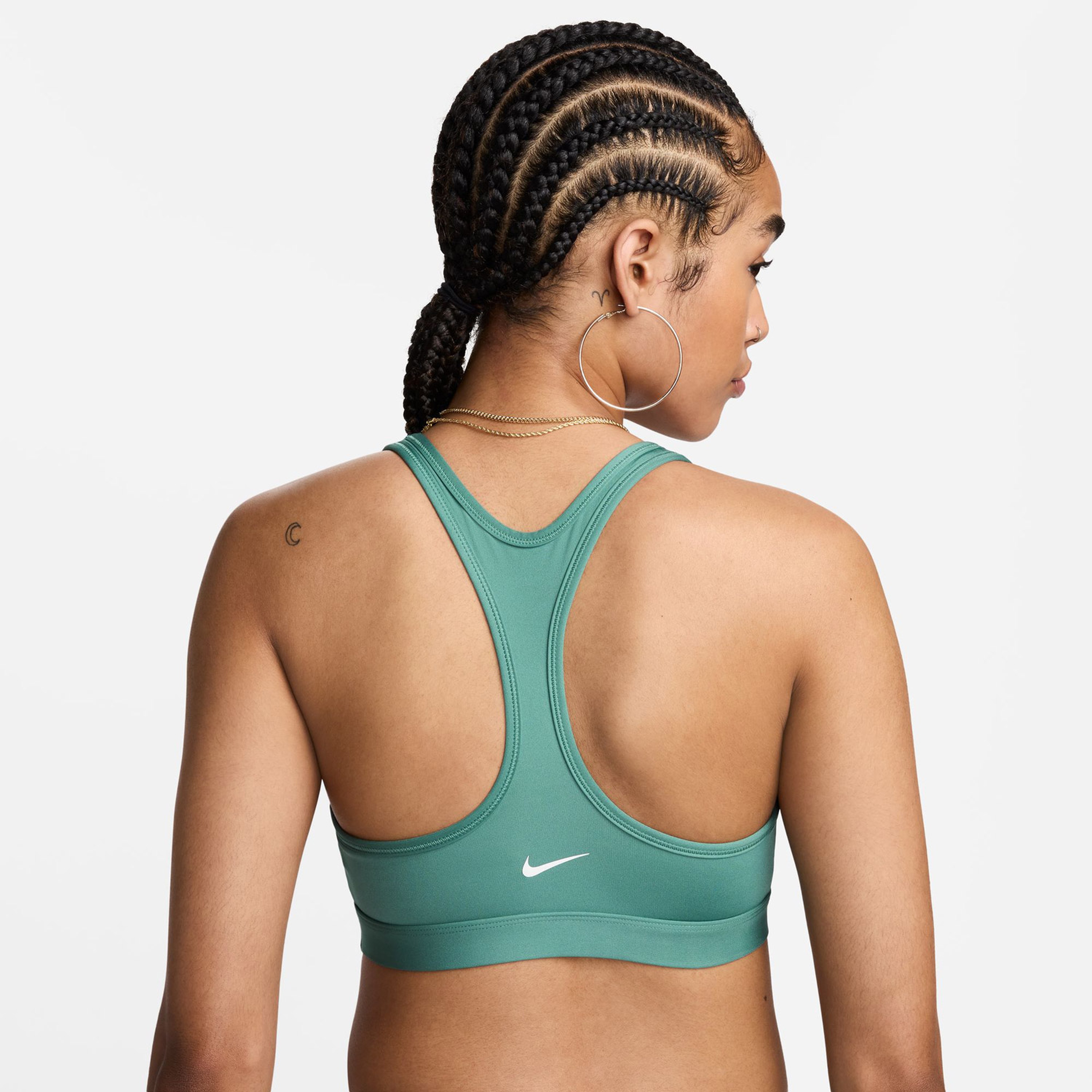 Nike Pro Swoosh Light Support Kadın Yeşil Antrenman Bra