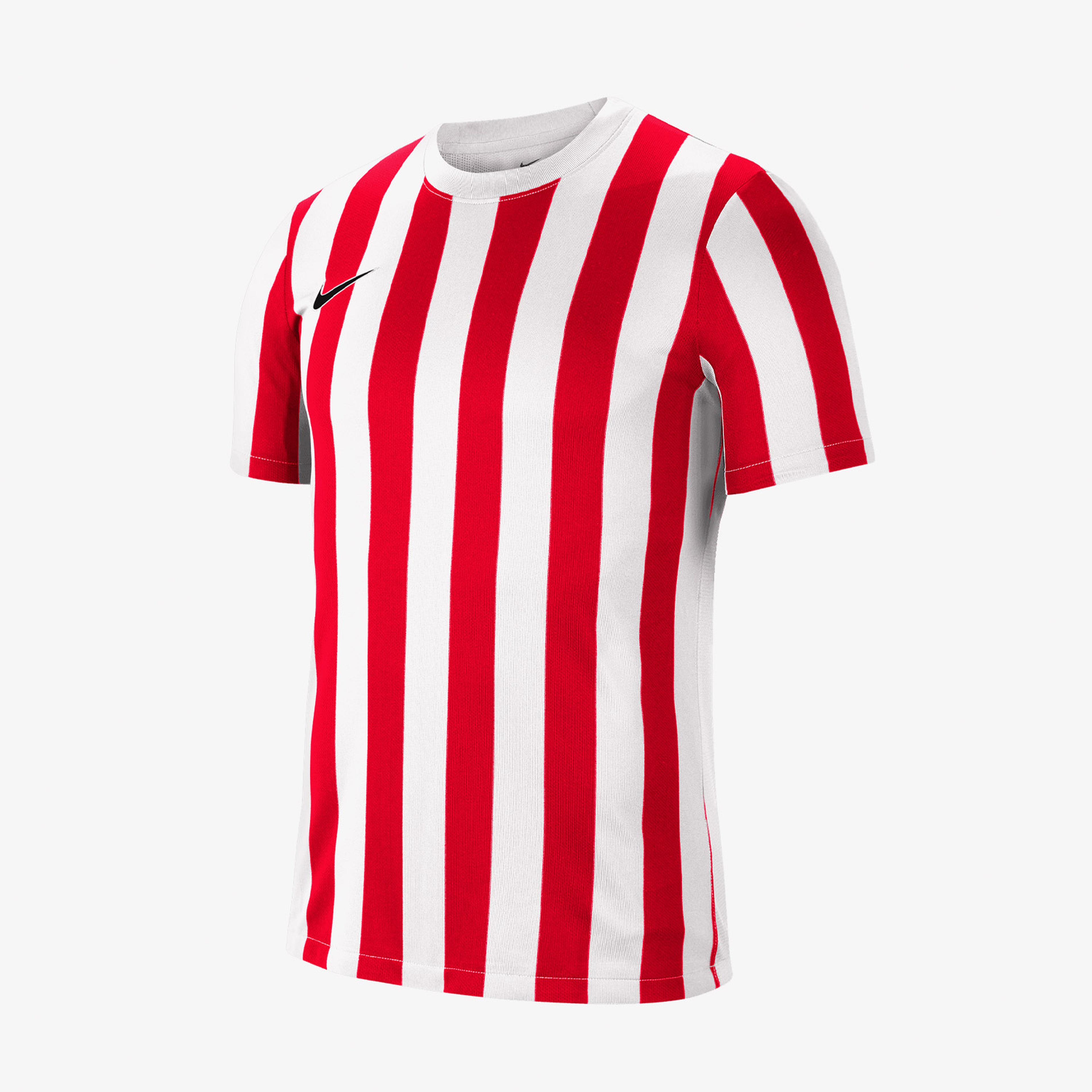 Nike Dri-Fit Striped Division IV Erkek Kırmızı Antrenman T-Shirt