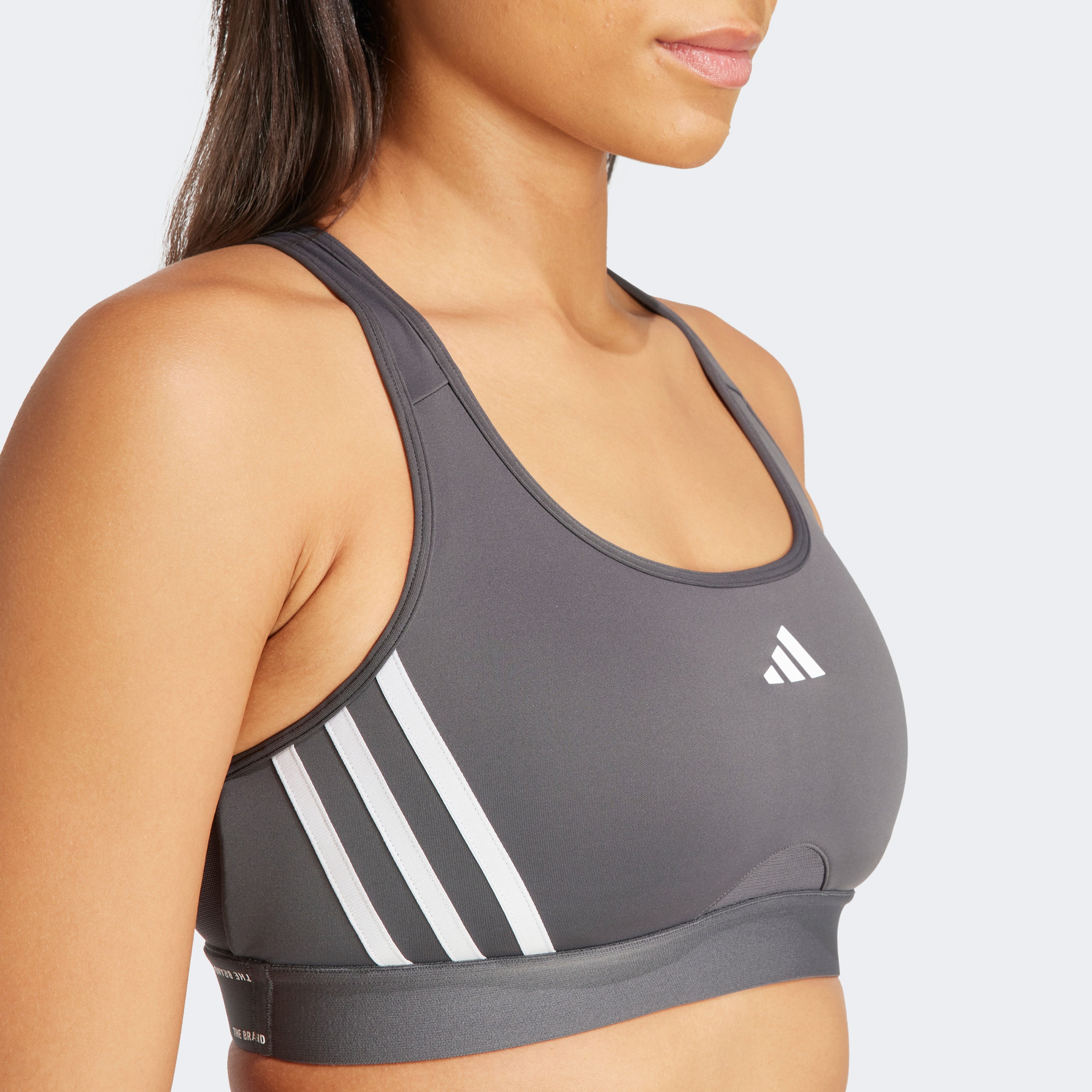 adidas Pwrct Ms 3S Bra Kadın Gri Antrenman Bra