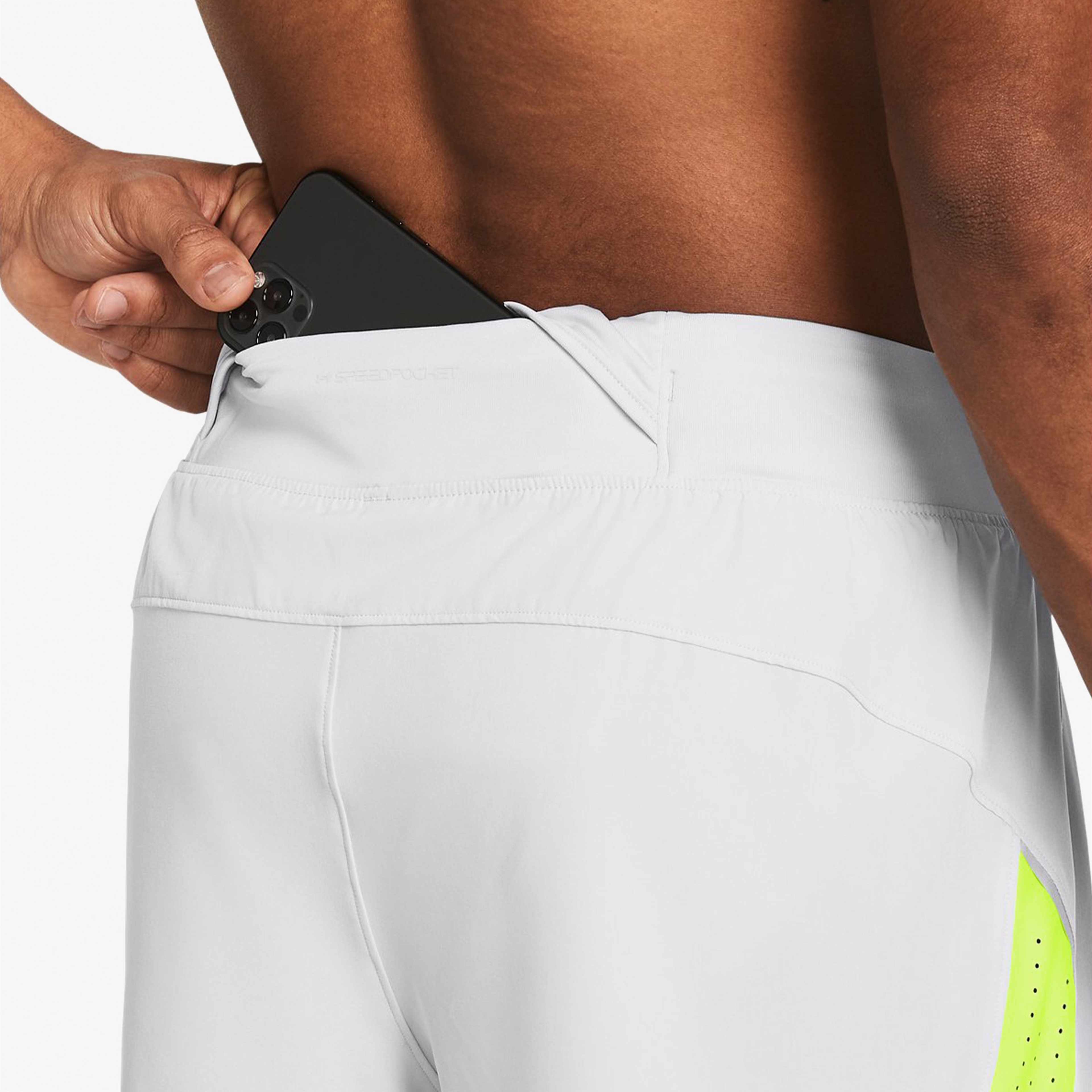 Under Armour Launch Pro Erkek Gri Şort