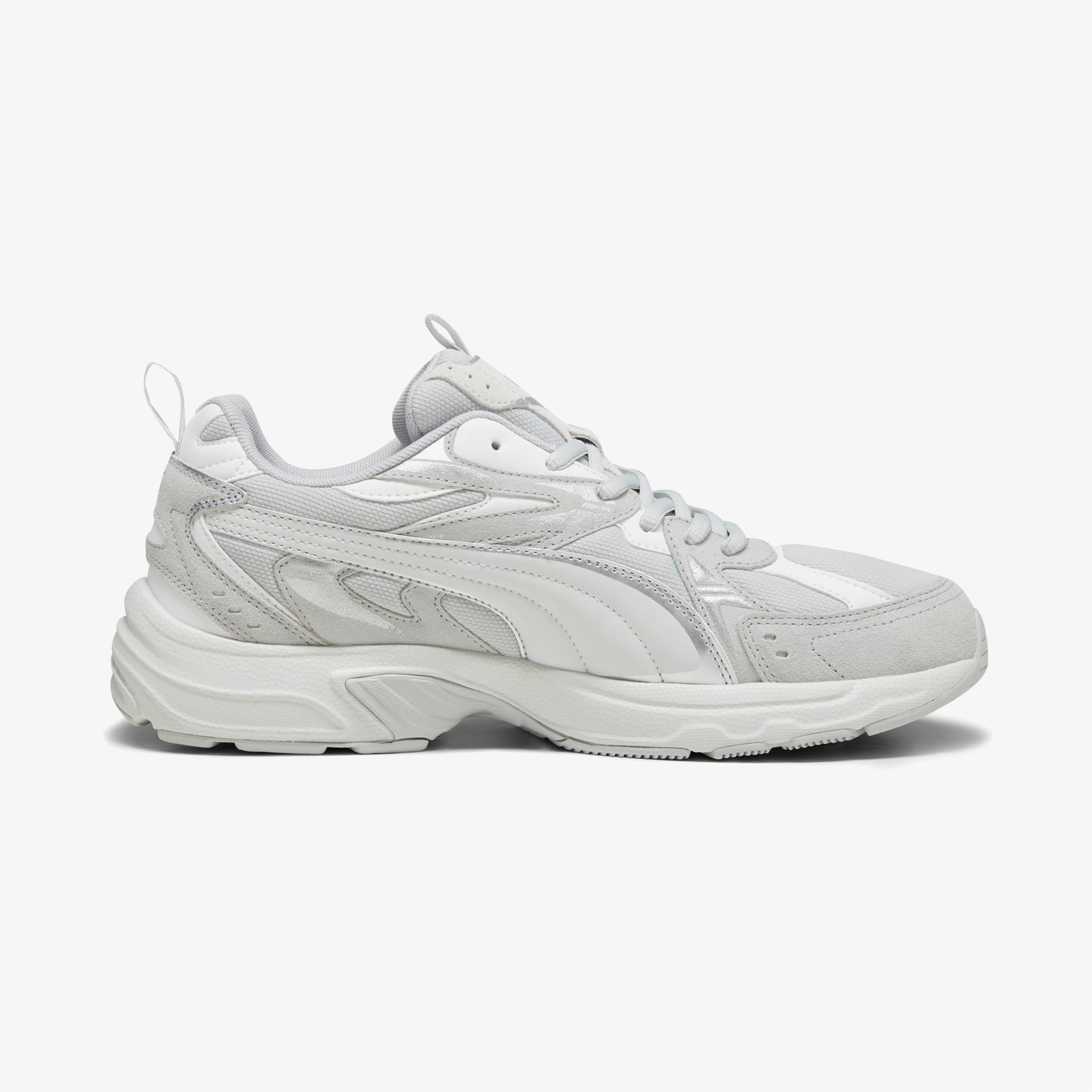 Puma Milenio Tech Suede Cool Light Erkek Beyaz Günlük Spor Ayakkabı