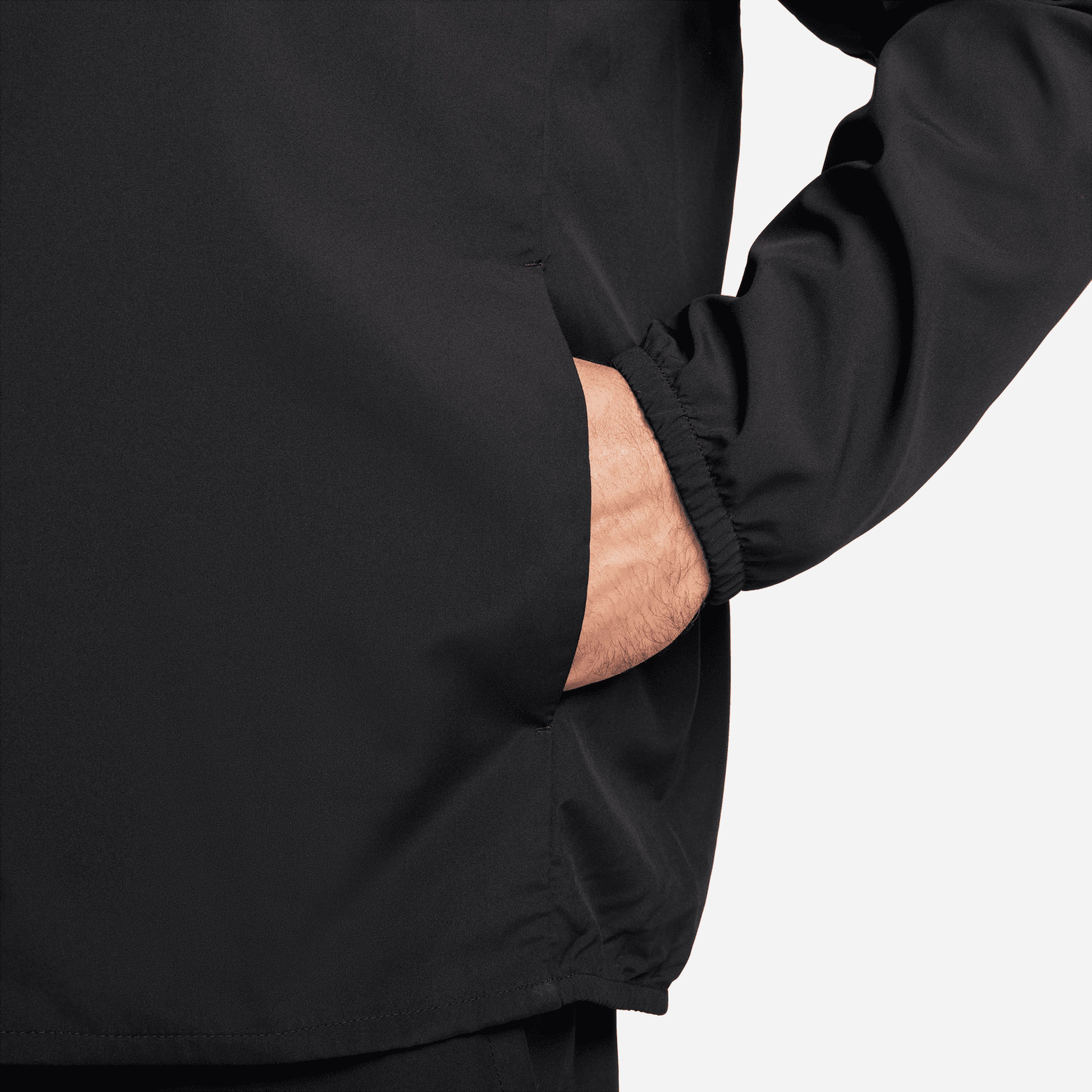 Nike Form Dri-Fit Erkek Siyah Antrenman Ceketi