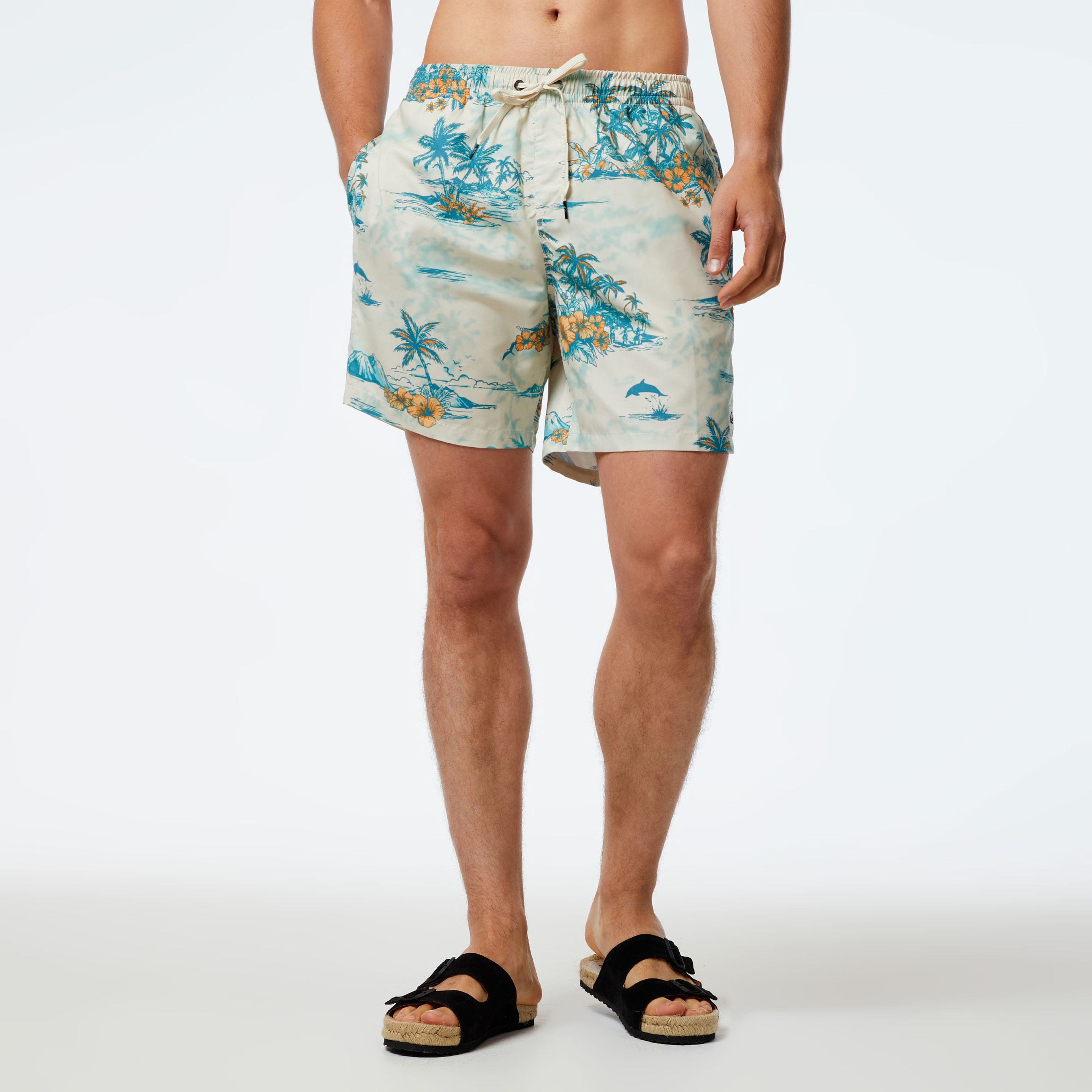 Quiksilver Longmanhill Erkek Beyaz Mayo