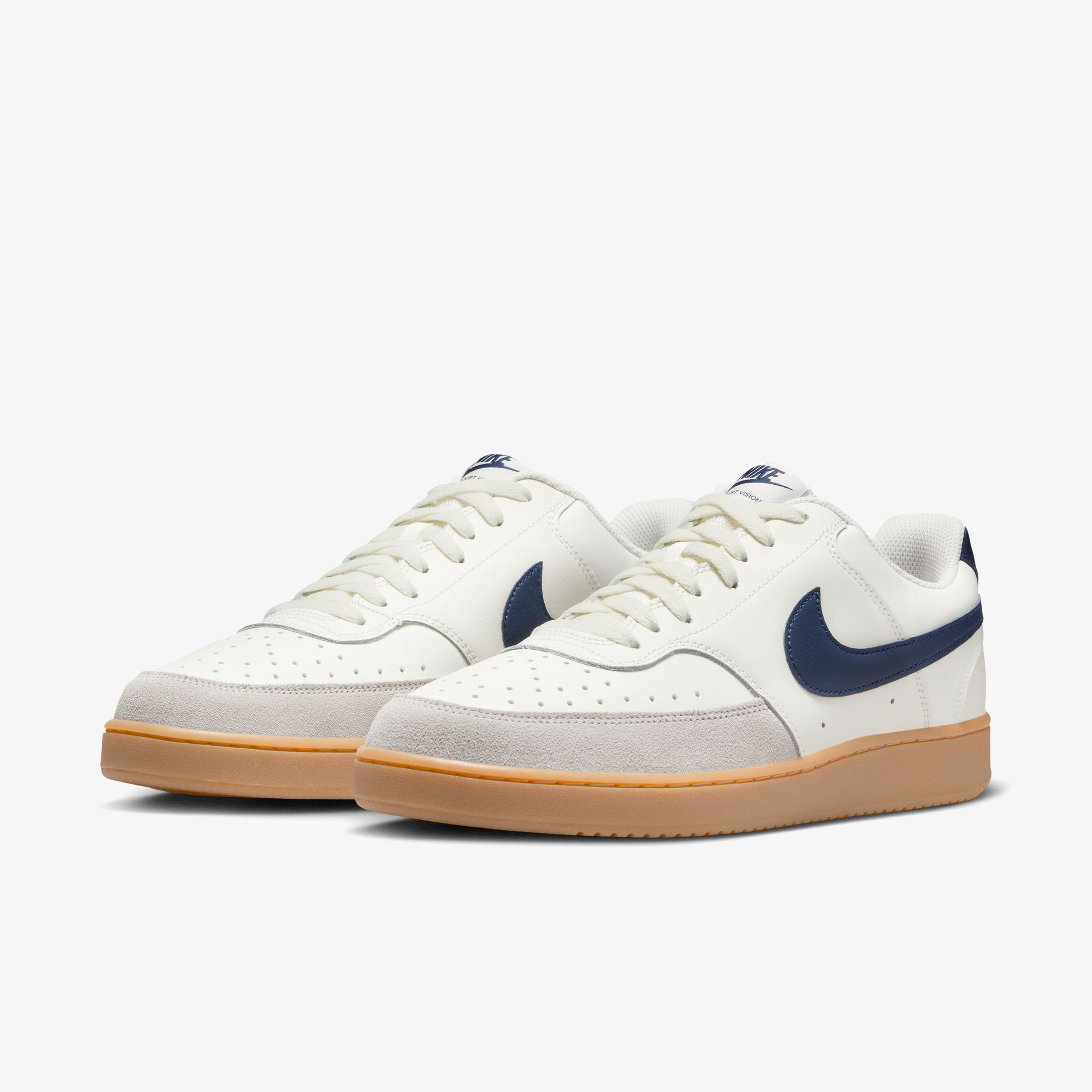 Nike Court Vision Low Erkek Beyaz Günlük Sneaker
