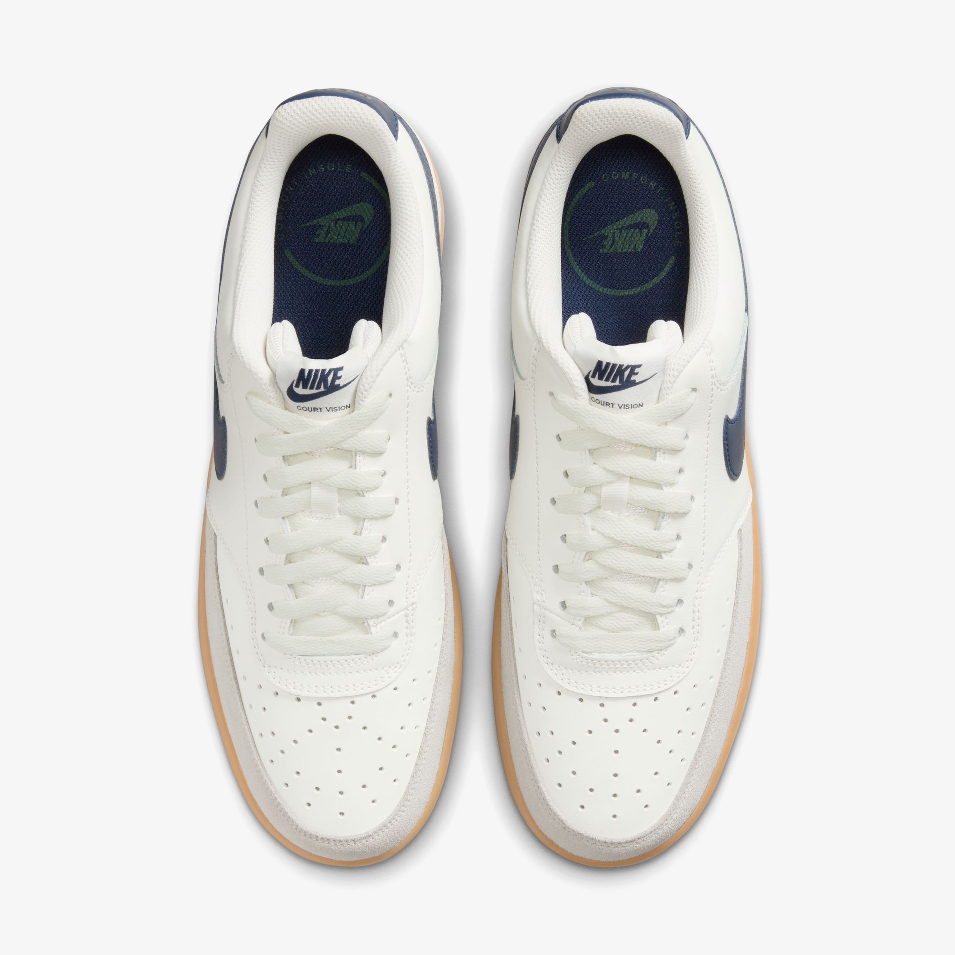 Nike Court Vision Low Erkek Beyaz Günlük Sneaker