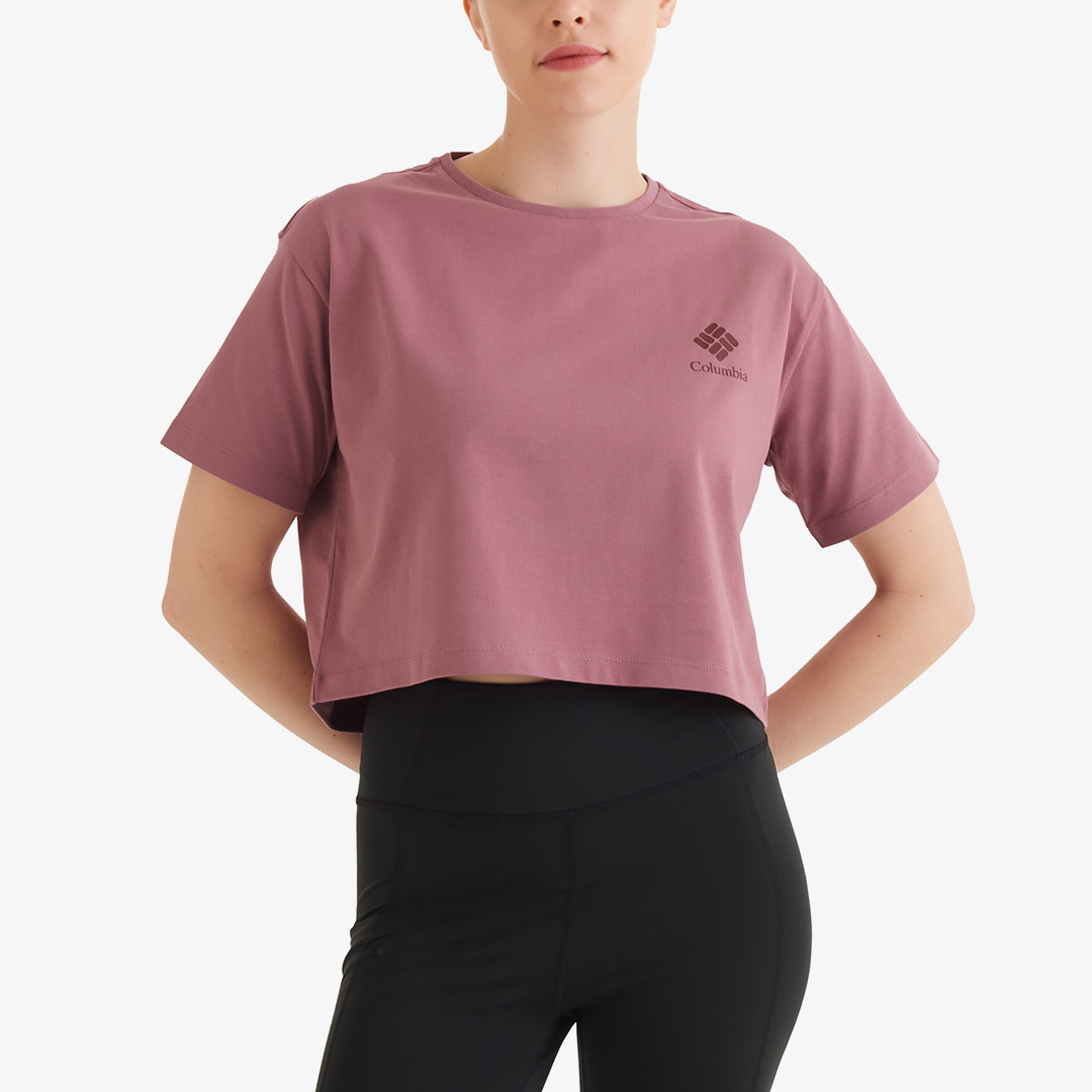 Columbia CSC Halftone Kadın Pembe Günlük T-Shirt