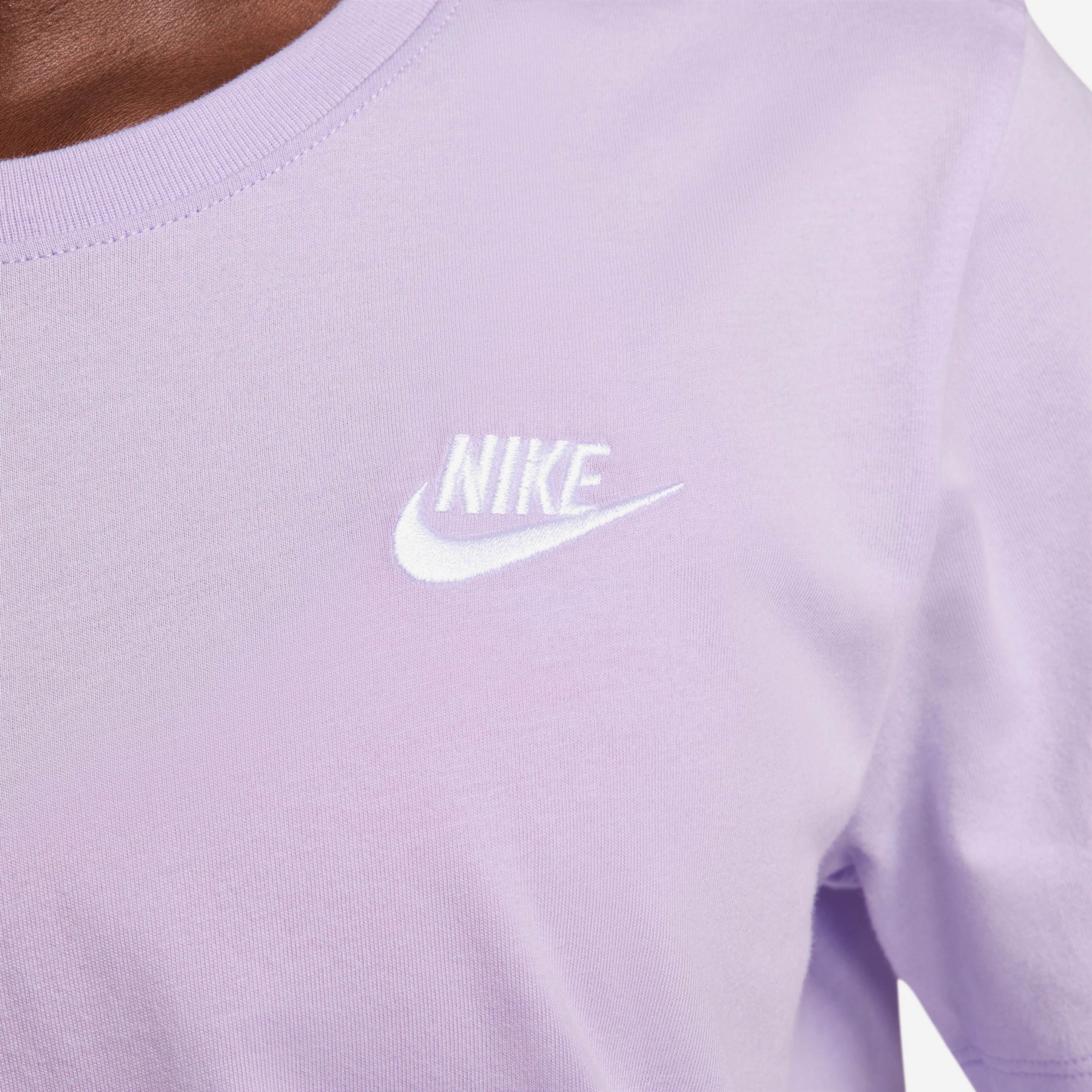 Nike Dri-Fit Miller Breathe Kadın Mor Günlük T-Shirt