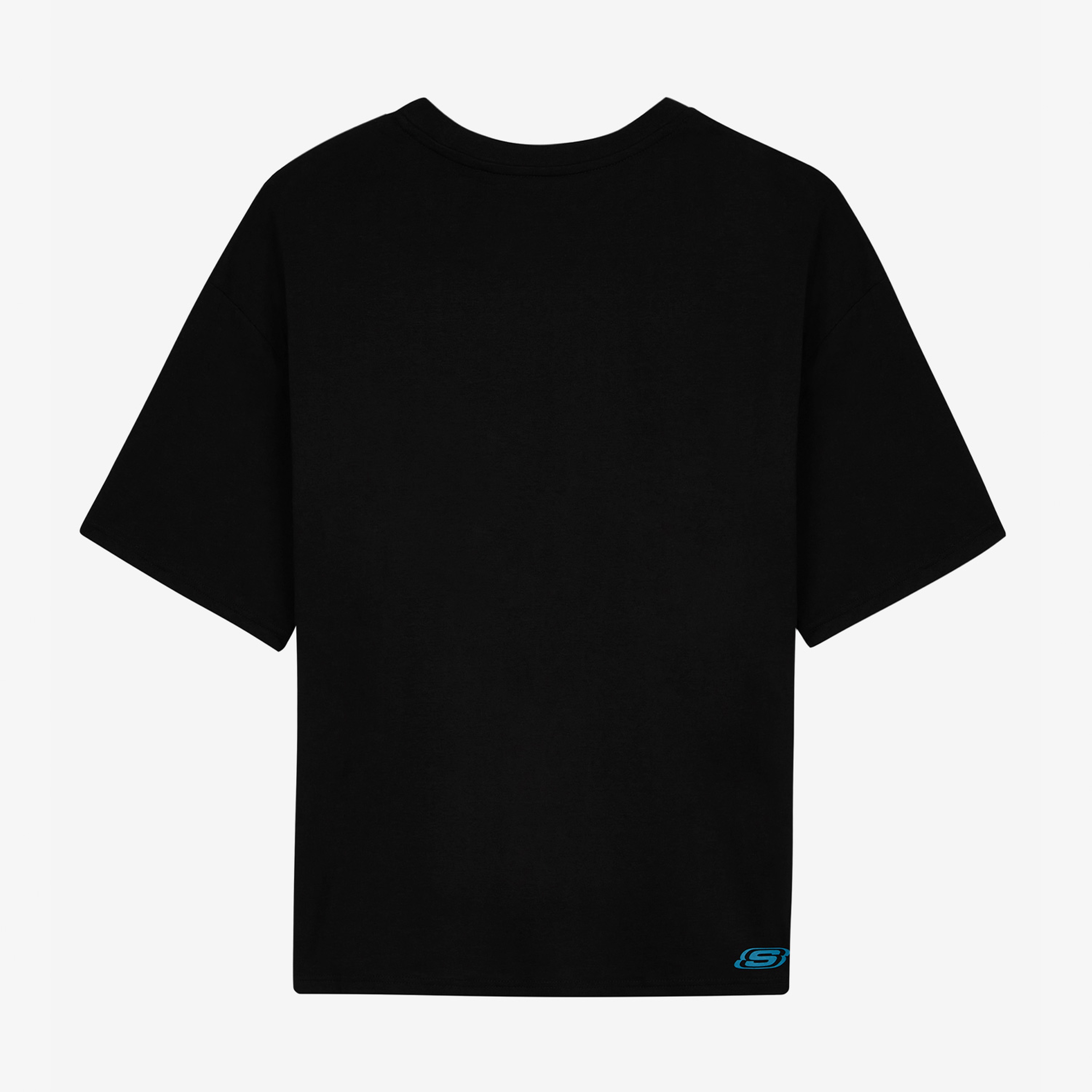Skechers Graphic Crew Neck Erkek Siyah Günlük T-Shirt