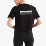Columbia Csc Halftone Framed Kadın Siyah Crop T-Shirt